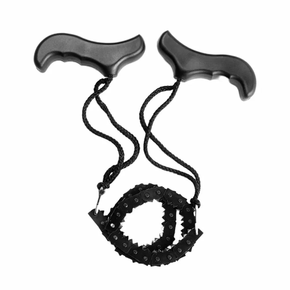 1pc Travel-friendly Pocket Chain Saws Outdoor Survival Chain Pocket Saws Garden Logging Chain for Hiking Backpacking