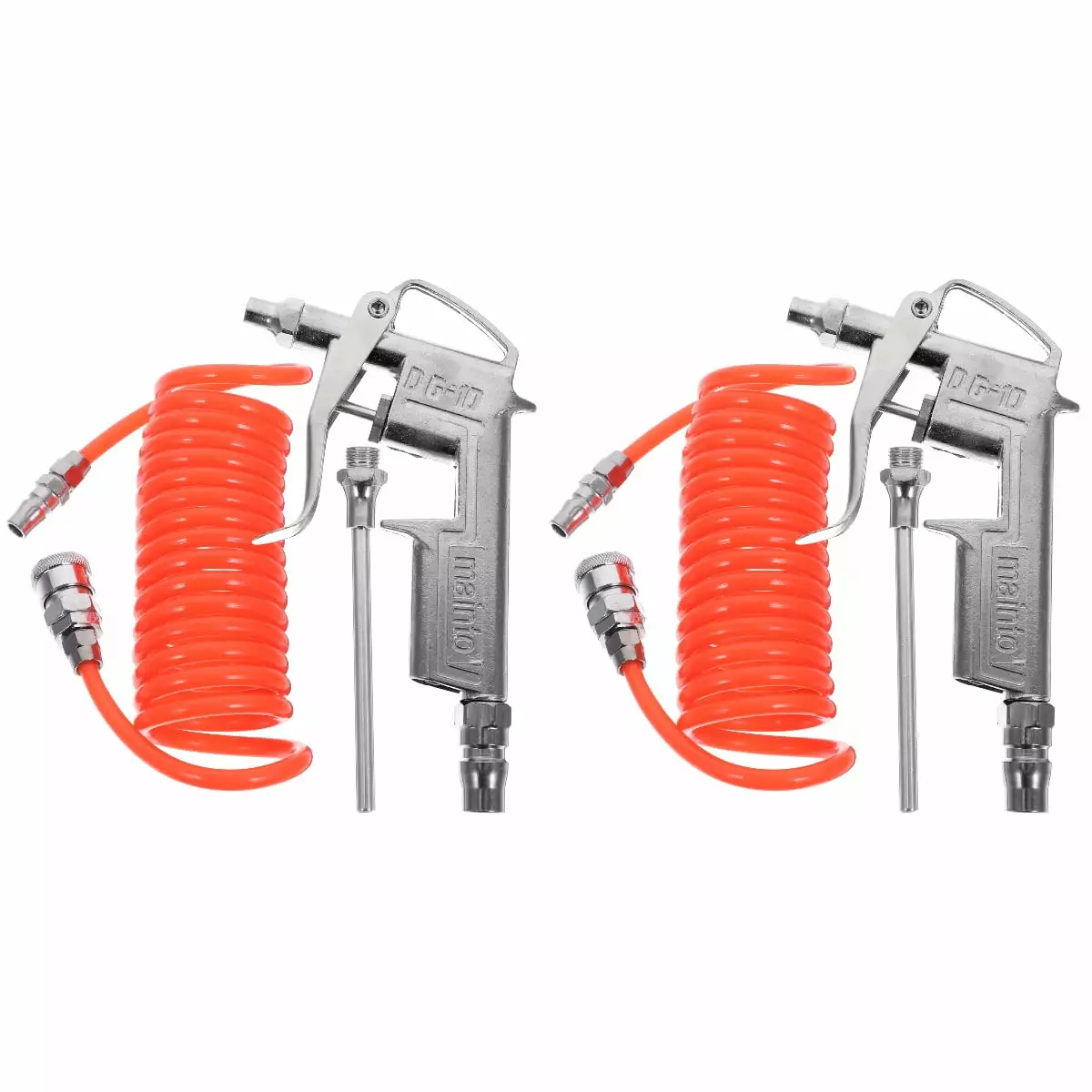 2pcs High Flow Dust Removal Tool Air Blower Industrial Houtilizehold Air Blower Tool with Spring Pipe