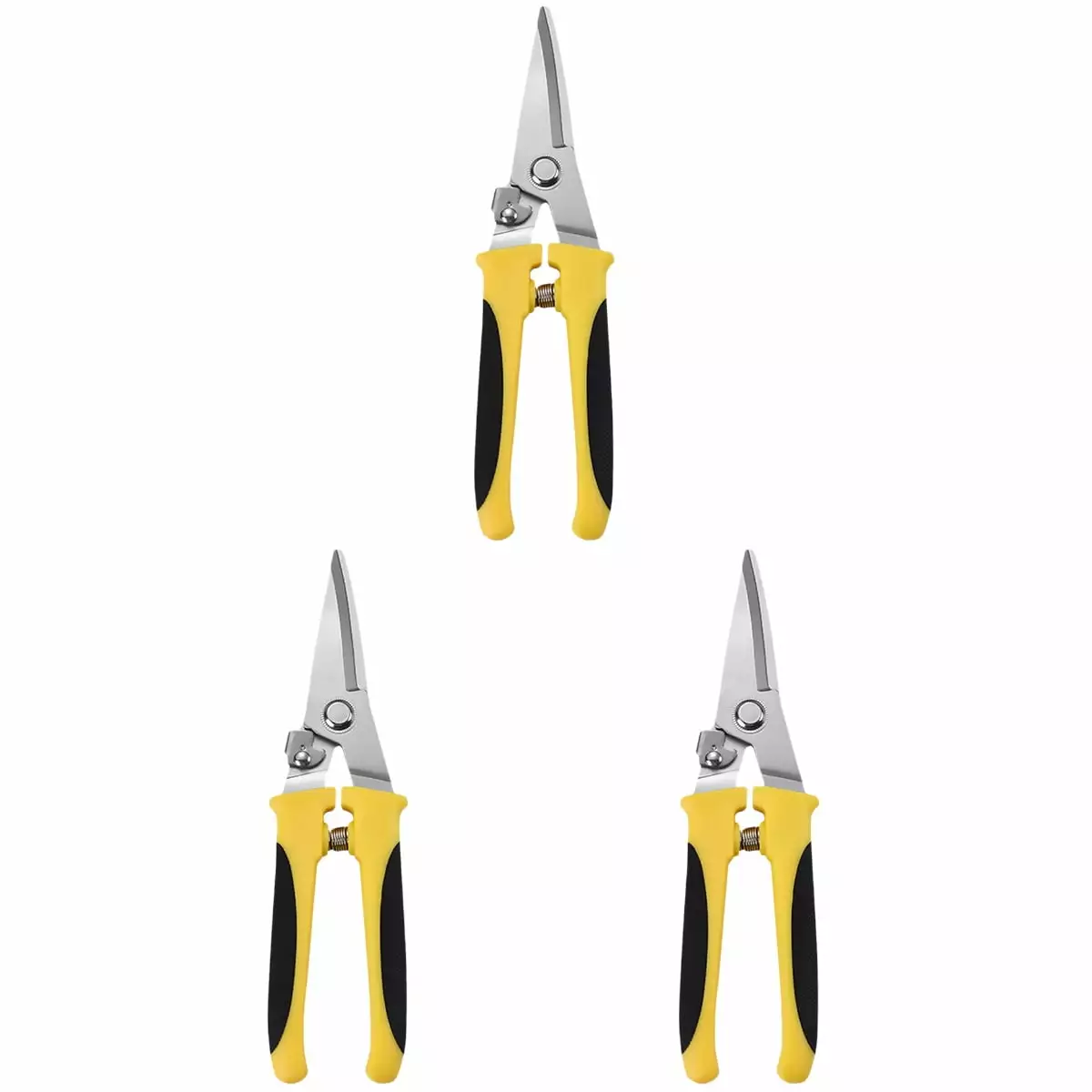 3 Pcs Industrial Scissors for Iron Cutting Hand Tool Trimmers Clipper Aviation Plant Offset Shears Wire