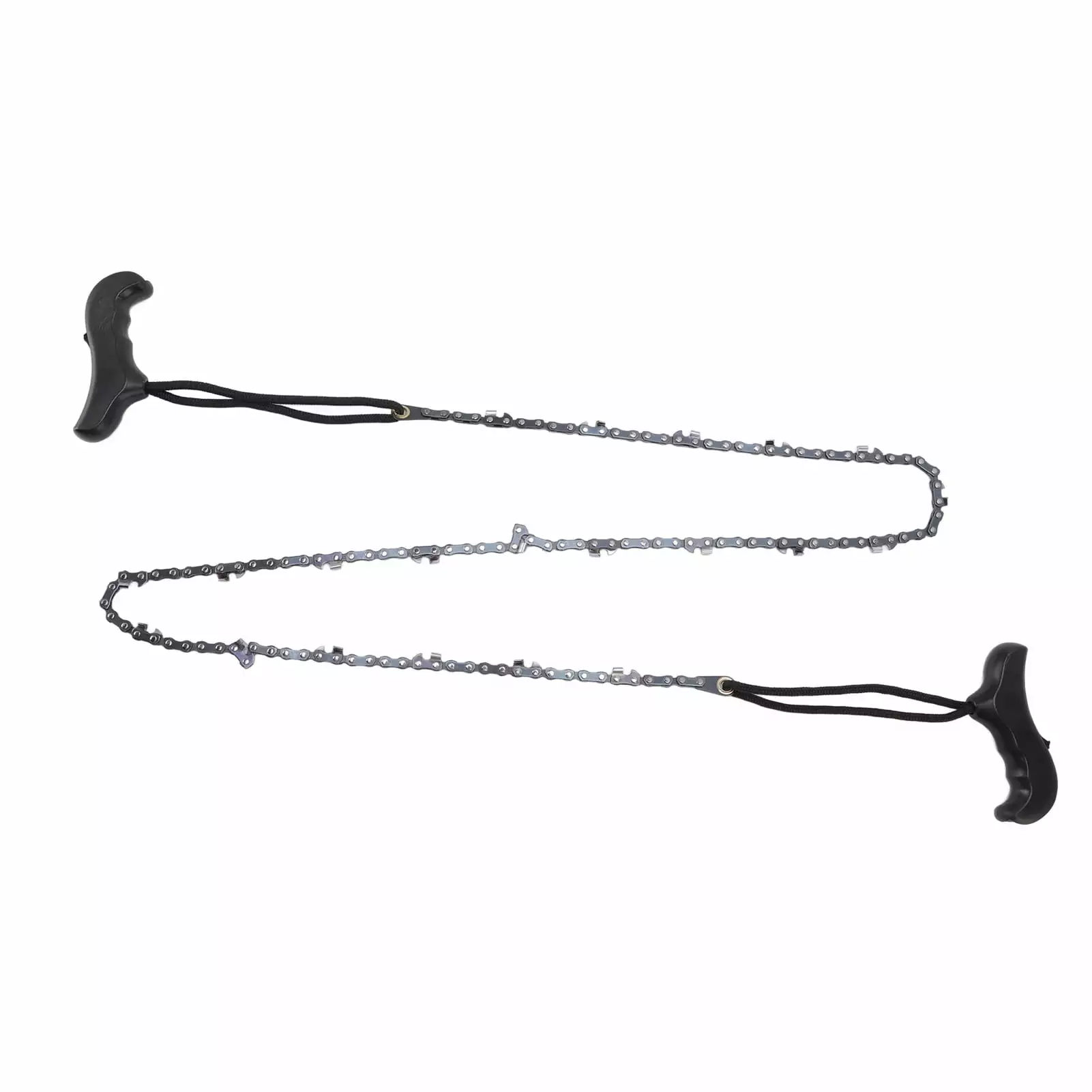 48in Hand Chain Saw Pocket Folding Survival Chain Saw Camping Logging Garden Pruning Tools 64 Links 21 Cutter