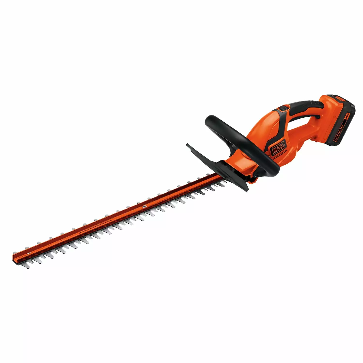 BLACK+DECKER LHT2436 40V MAX* Lithium-Ion 24 Cordless Hedge Trimmer. Battery and Charger Included