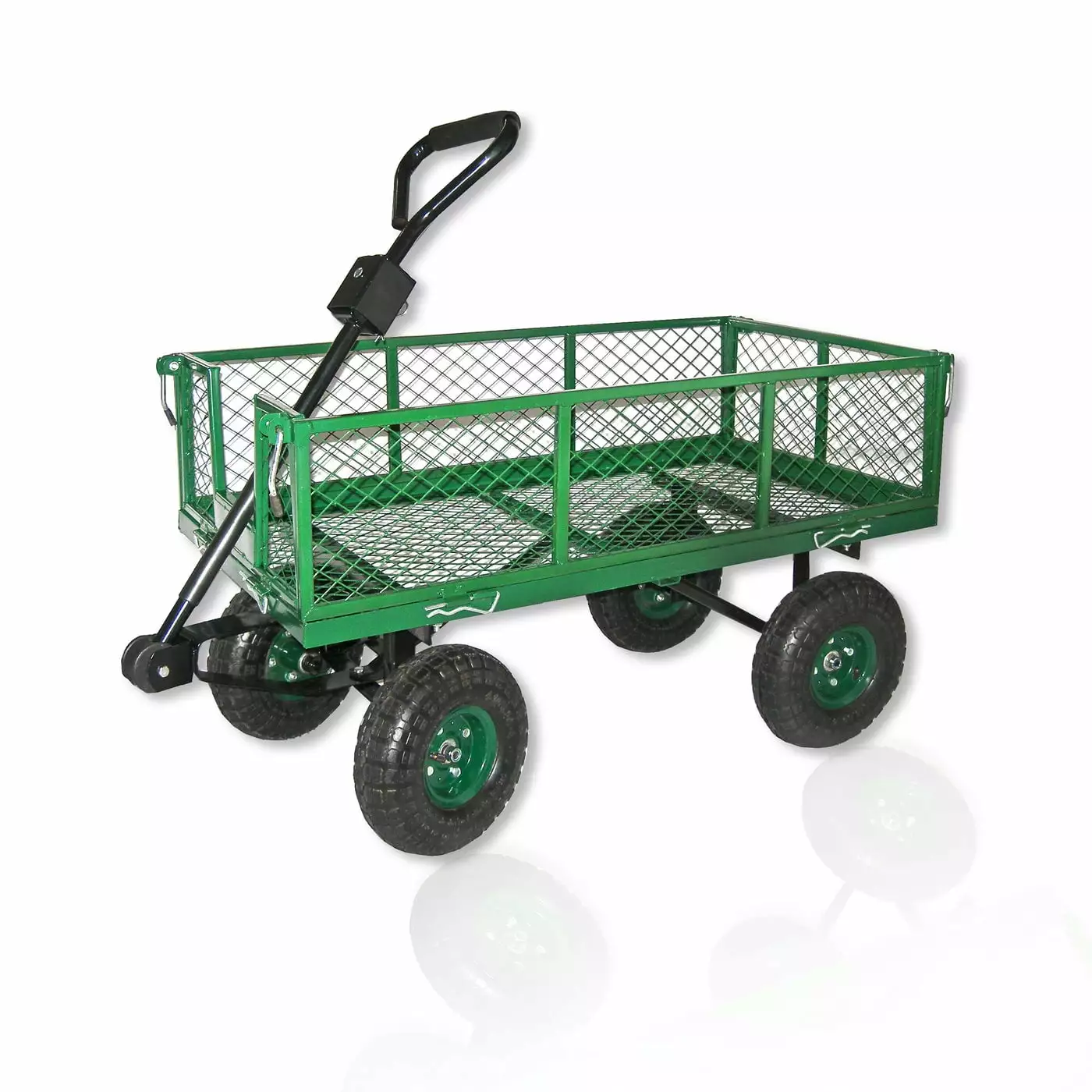 Backyard Expressions Garden Utility Cart. 38 X 20 Bed. Pneumatic Tires. 600 Lb Weight Capacity