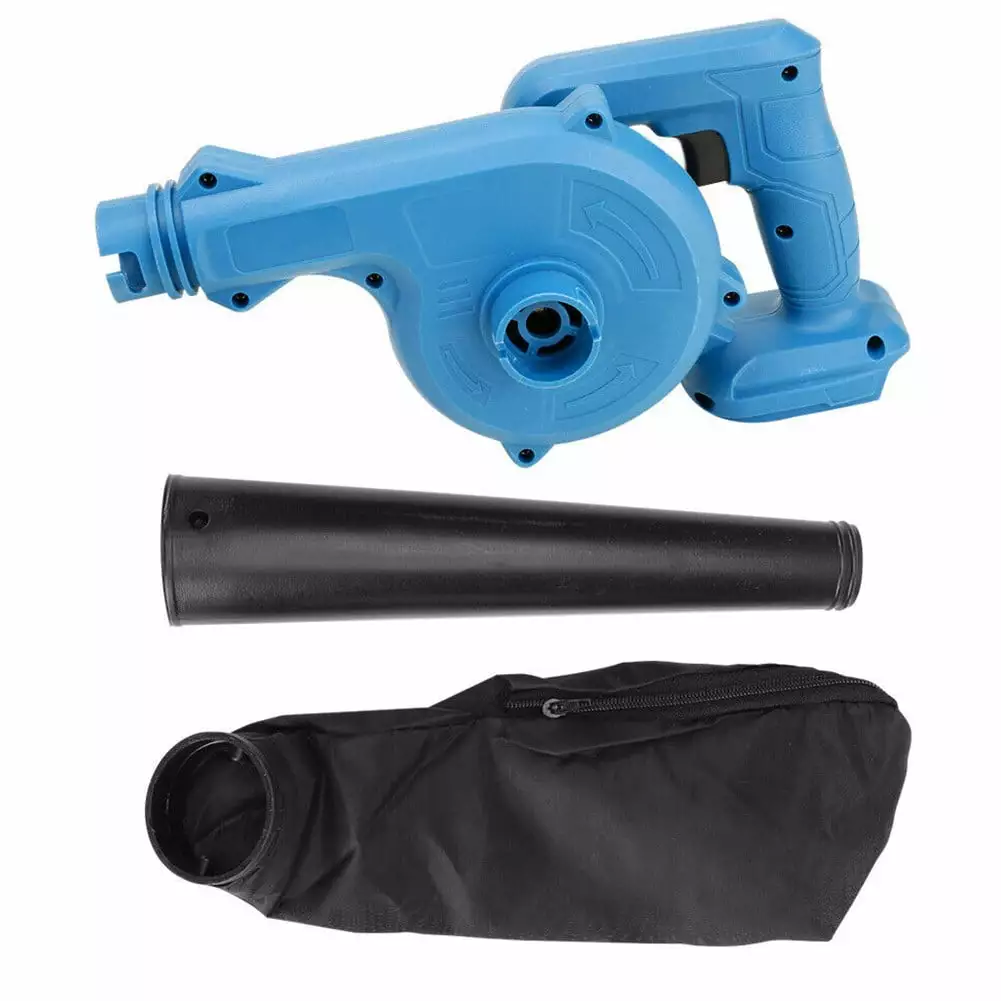 CPAN 2-in-1 Cordless Electric Air Leaf Blower Dust Suction Vacuum Cleaner Blue