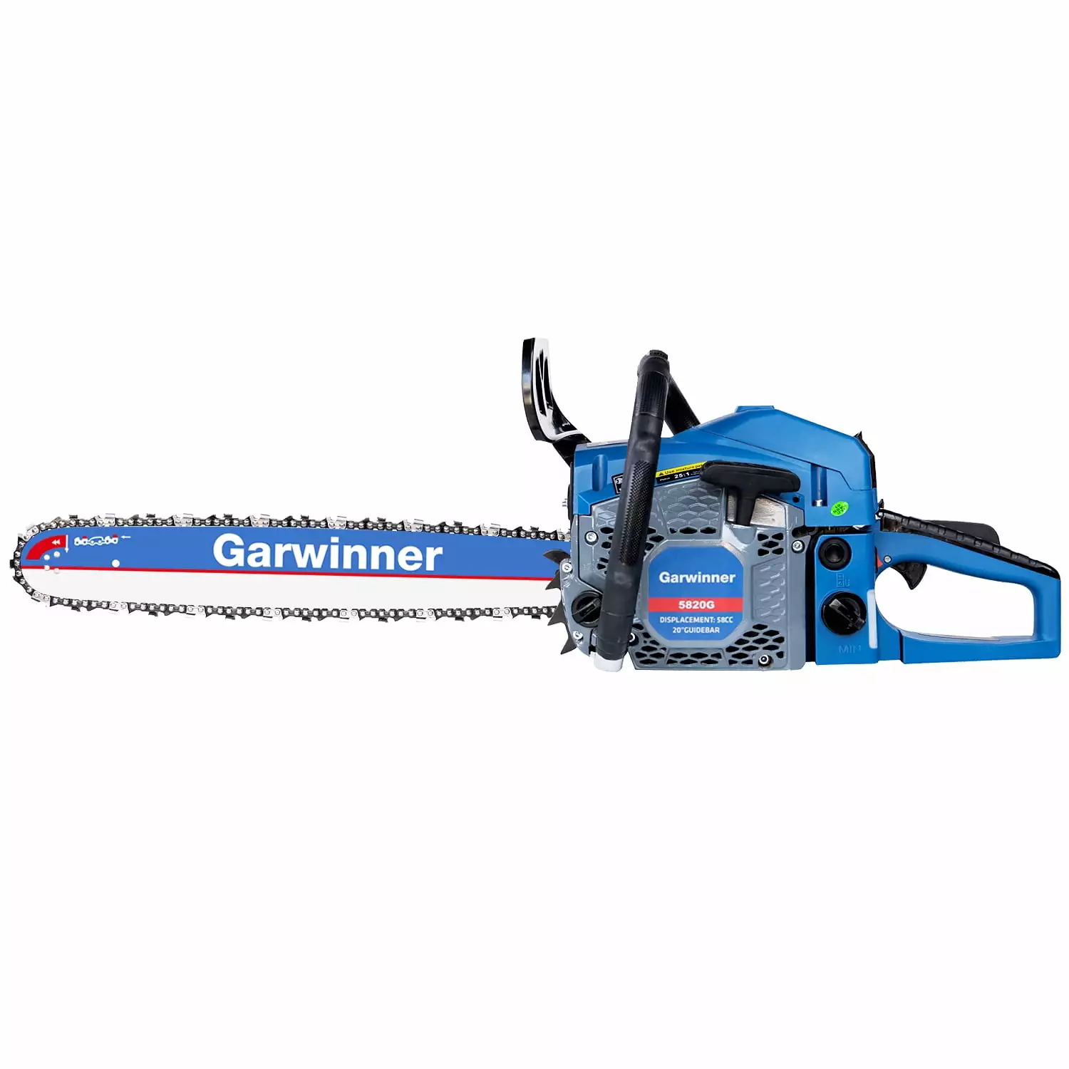 Chainsaw Gas Powered for Trees 20'' 58CC 2-Cycle Small Chainsaw 5820G