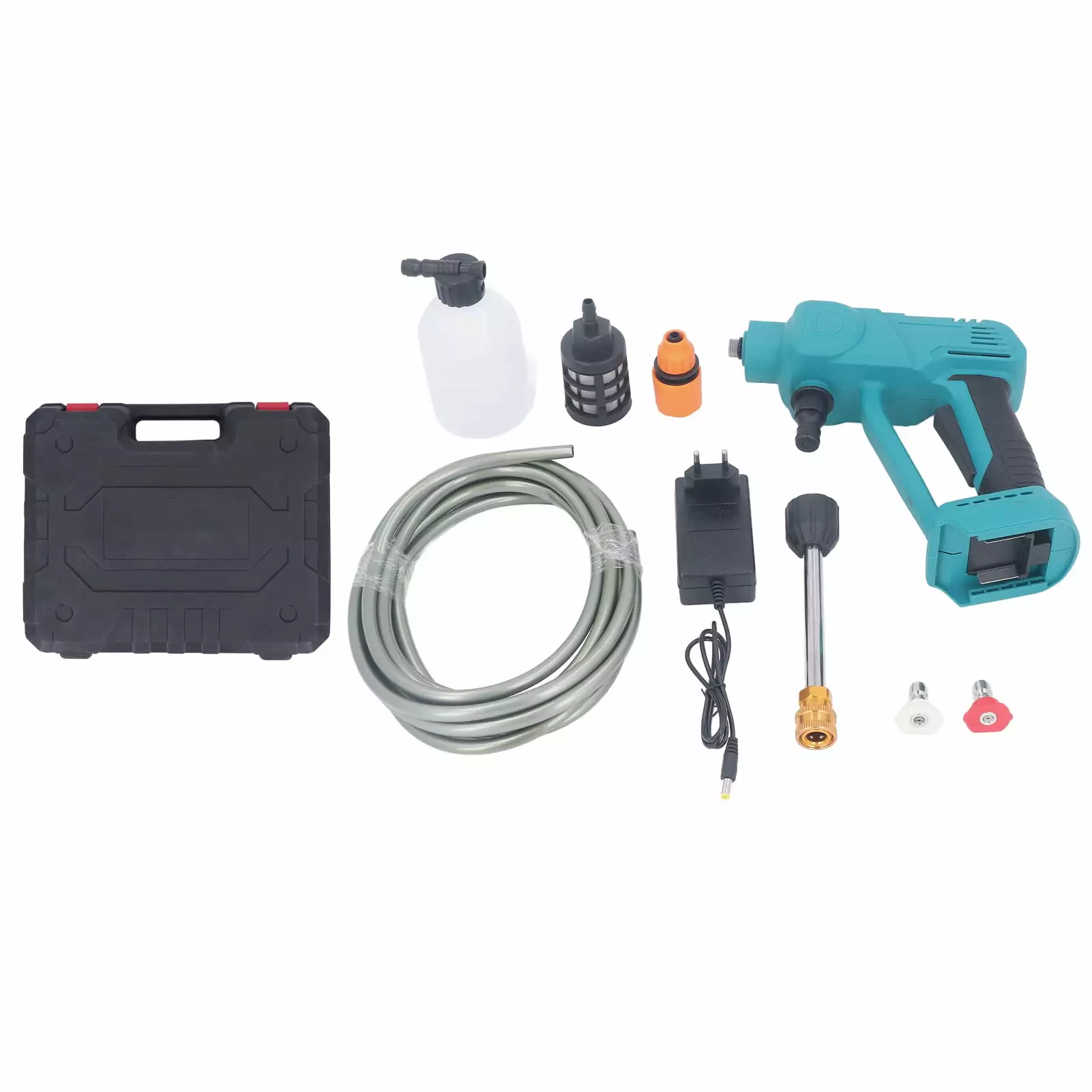 Cordless Pressure Washer 200w 28bar 406psi 3 To 5m Range Travel