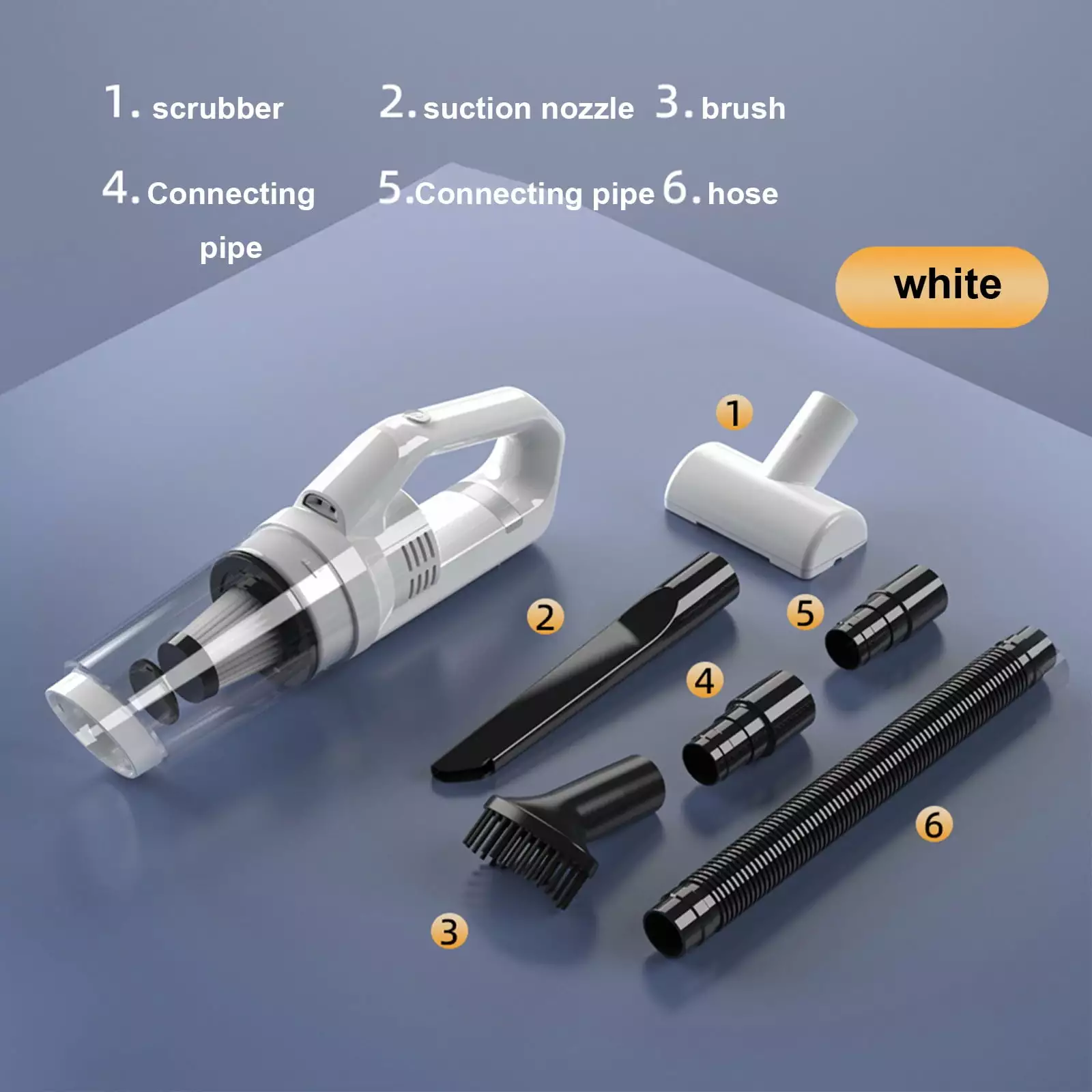 Dadatutu Wireless Small Car Blower with Lights Car Home High Power