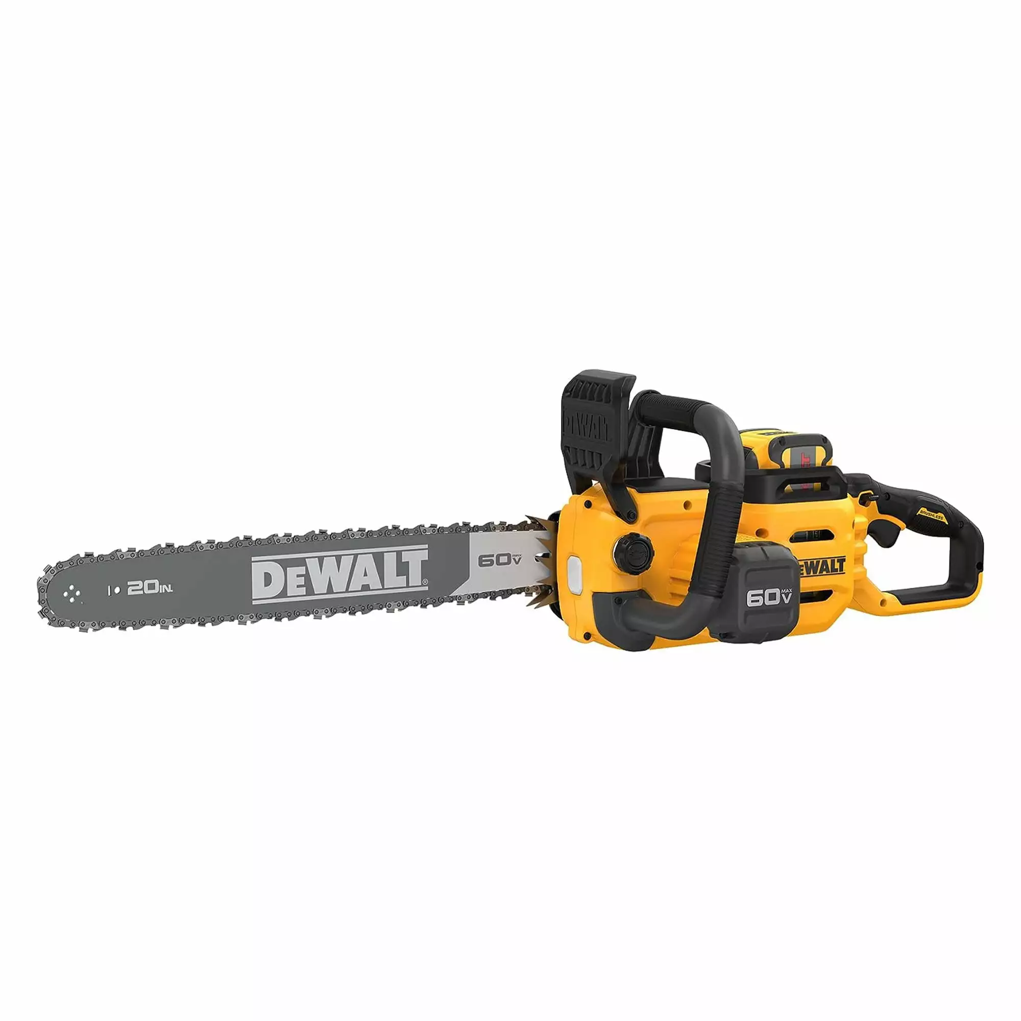 DeWalt 60V MAX Brushless Cordless 20 5.0Ah Chainsaw Kit w/Chain Adjustment