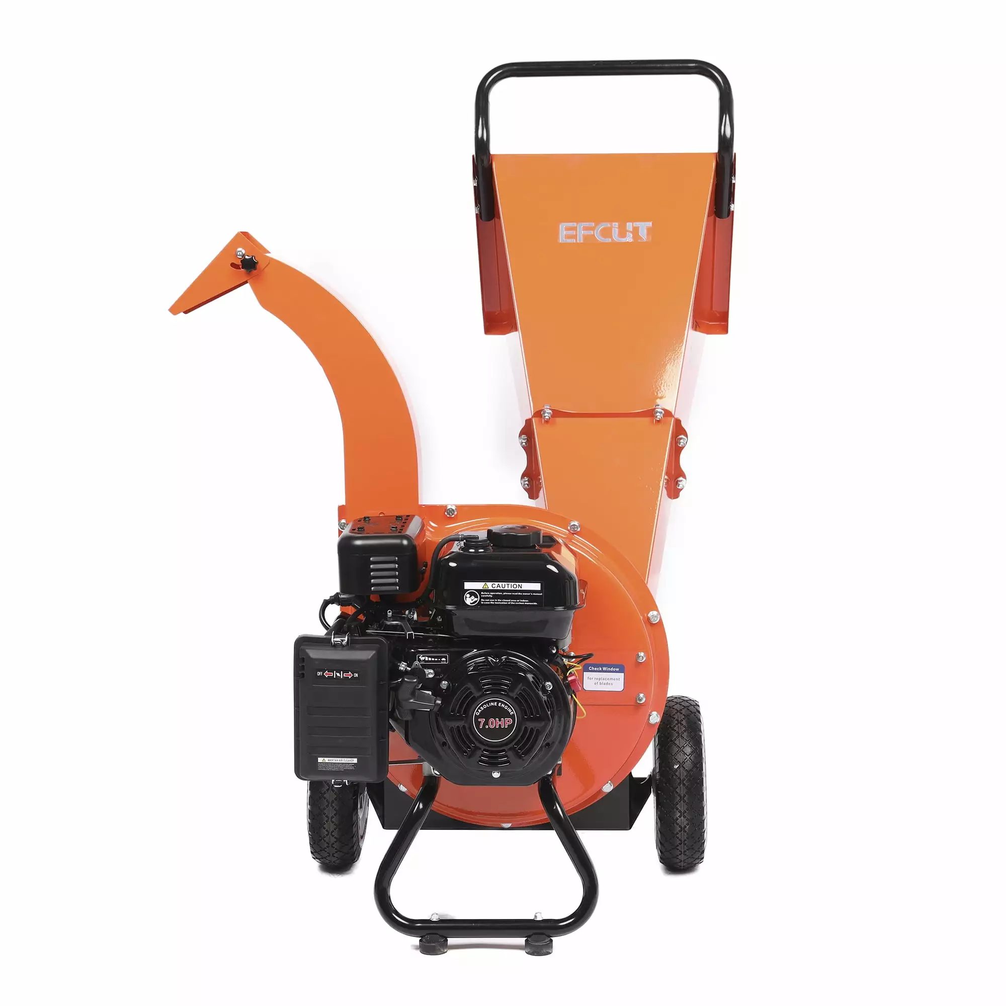 EFCUT C30 Wood Chipper Shredder Mulcher 20:1 Reduction Ratio 7HP Gas Powered Heavy Duty 3 inch Max Capacity 114 lbs New