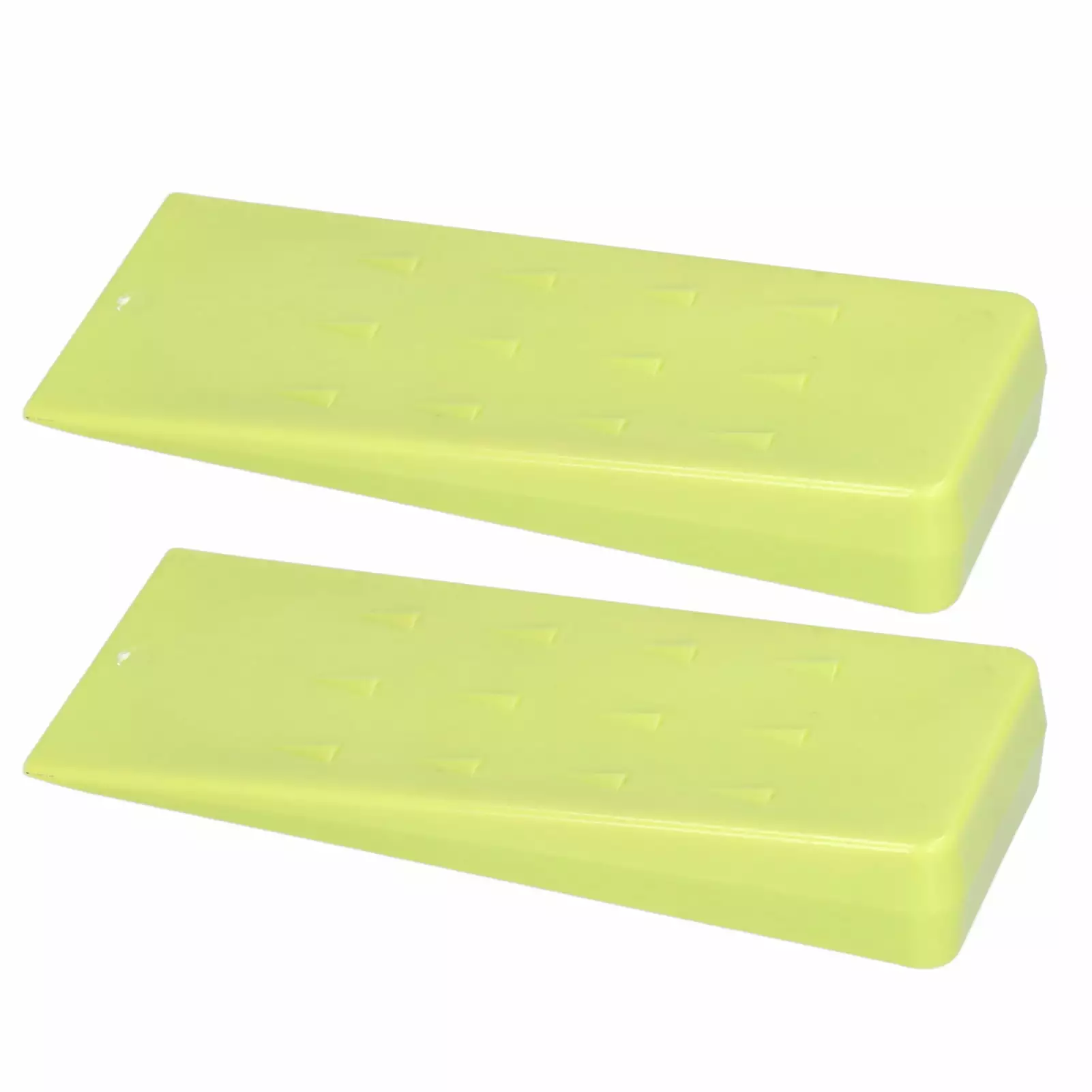 Flash Sale 2 Pcs Chainsaw Wedges 8 Inch Green Chainsaw Felling Cutting Wedges Log Splitter Wedges