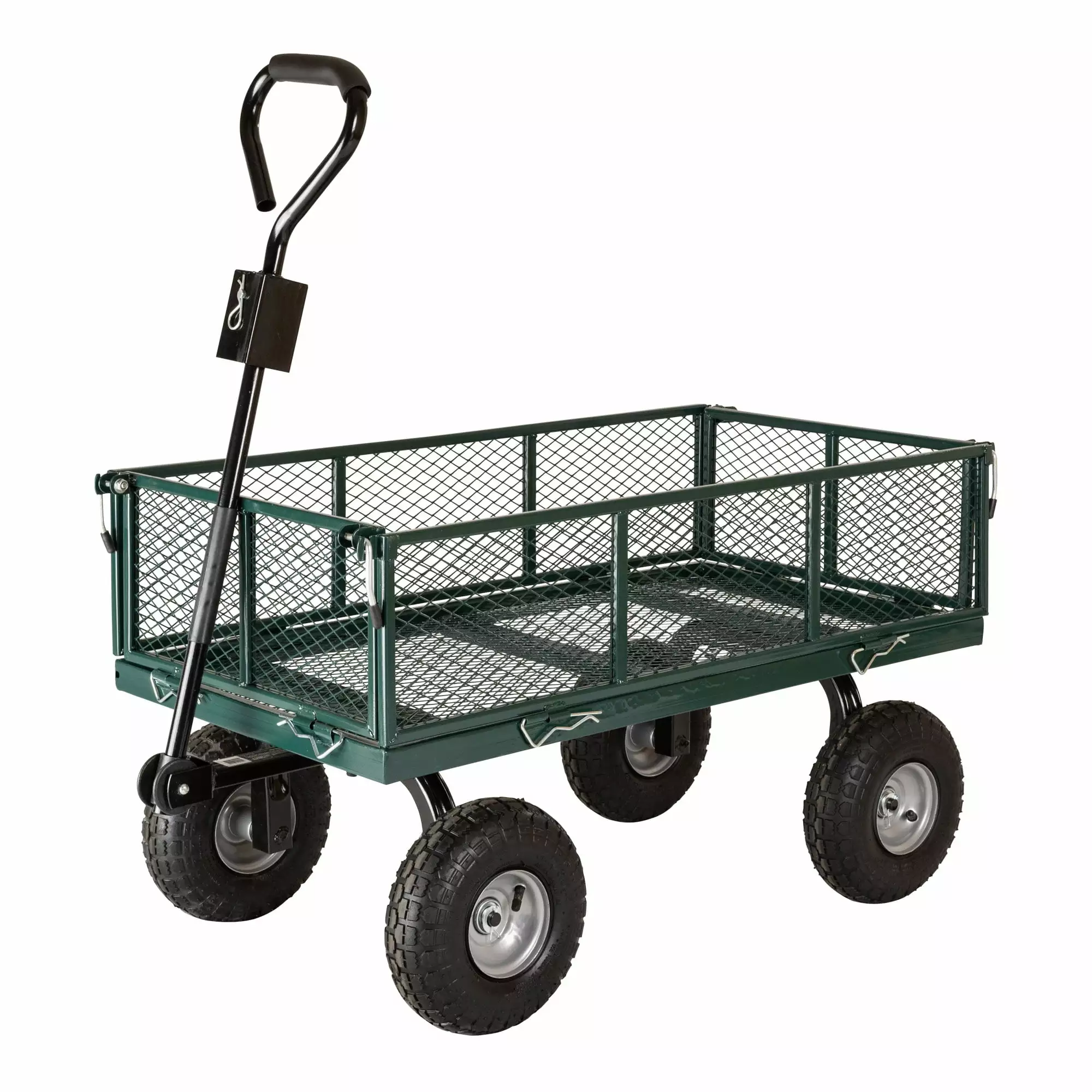 Garden Star 700lb Capacity. 38 x 20 Towable Mesh Garden Utility Cart