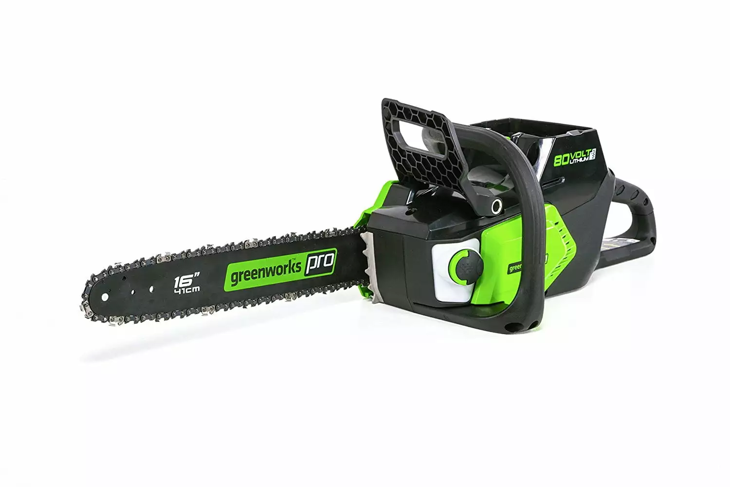 Greenworks Pro 80V 16-inch Cordless Brushless Chainsaw. Battery Not Included. 2004202