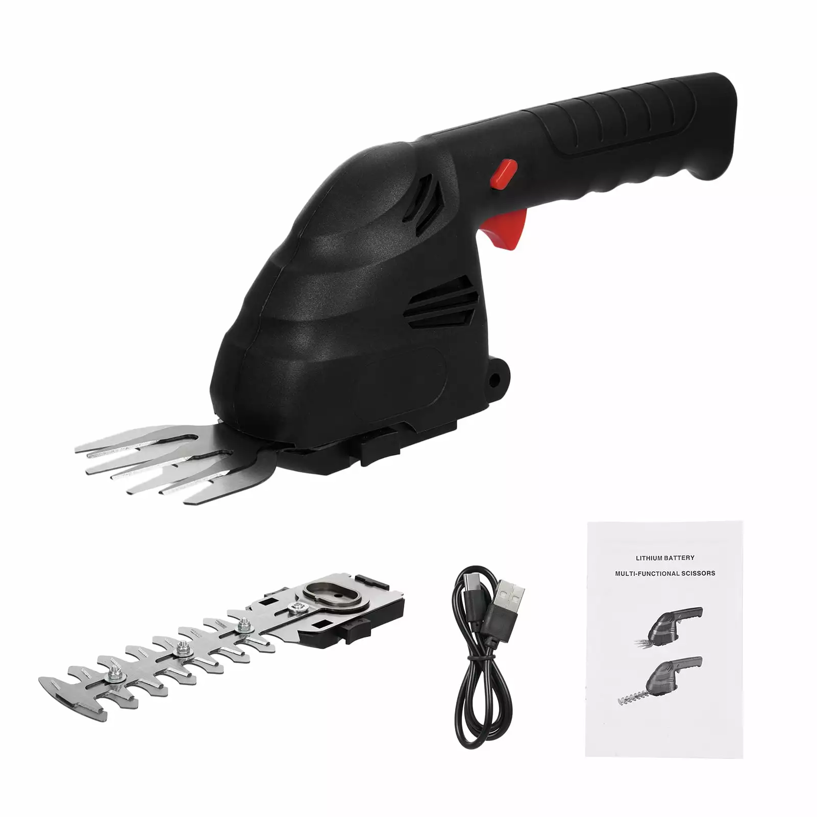 Hedge trimmer.Bush Built And Lawn Battery And In 2.0ah And Type-c Built In Dual-purpose Bush 2.0ah Battery Cable Branch Productive By And Rod And Dual-purpose And Perfect Branches By And Perfect
