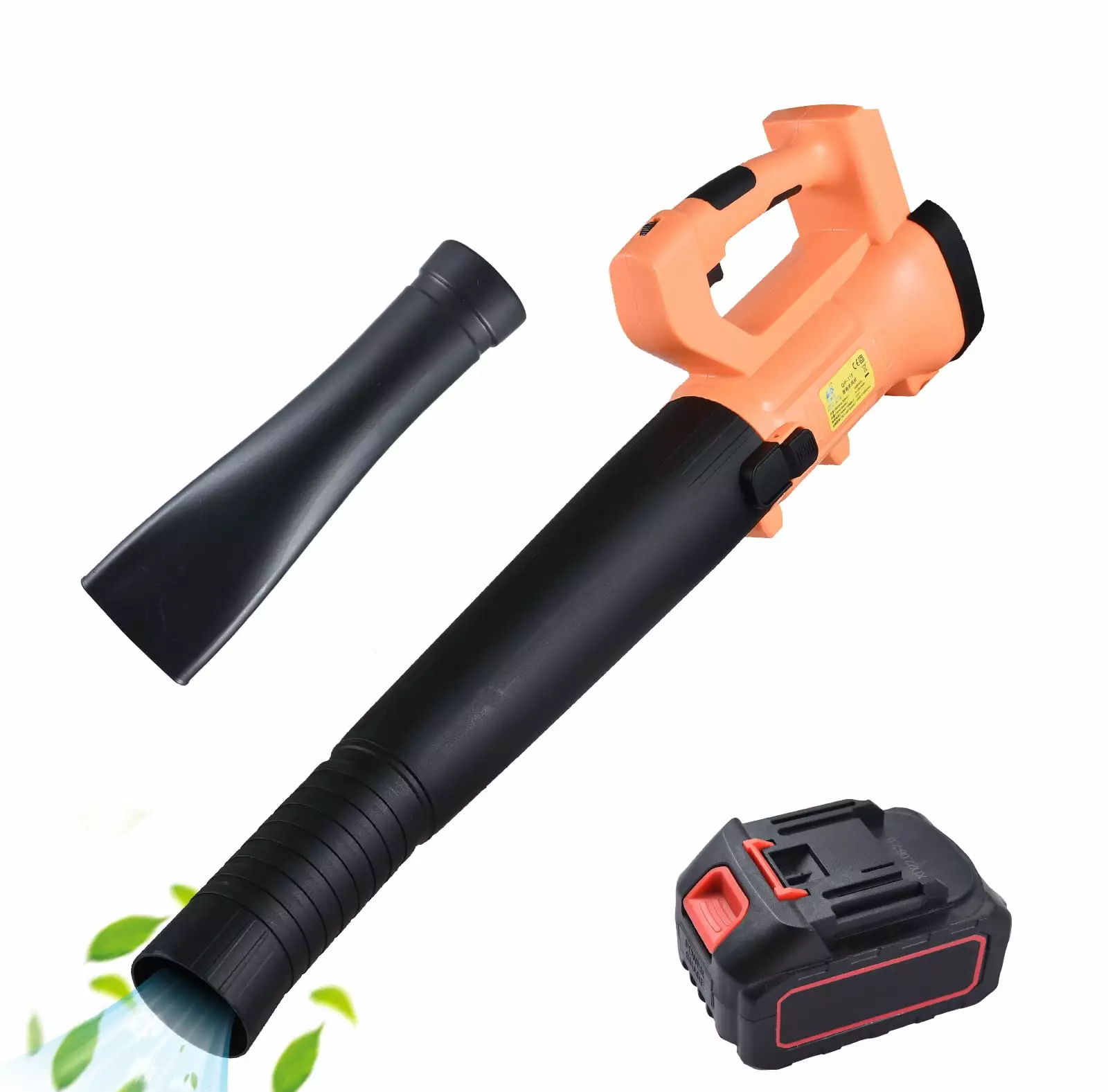 Htovila Electric Leaf 4000mAh Battery Powered Speeds 4000mAh Battery Blower 6 Adjustable Blower Lawn Care 6 Adjustable Speeds Blower 3000W Leaf Blower mewmewcat Lawn Care Snow US