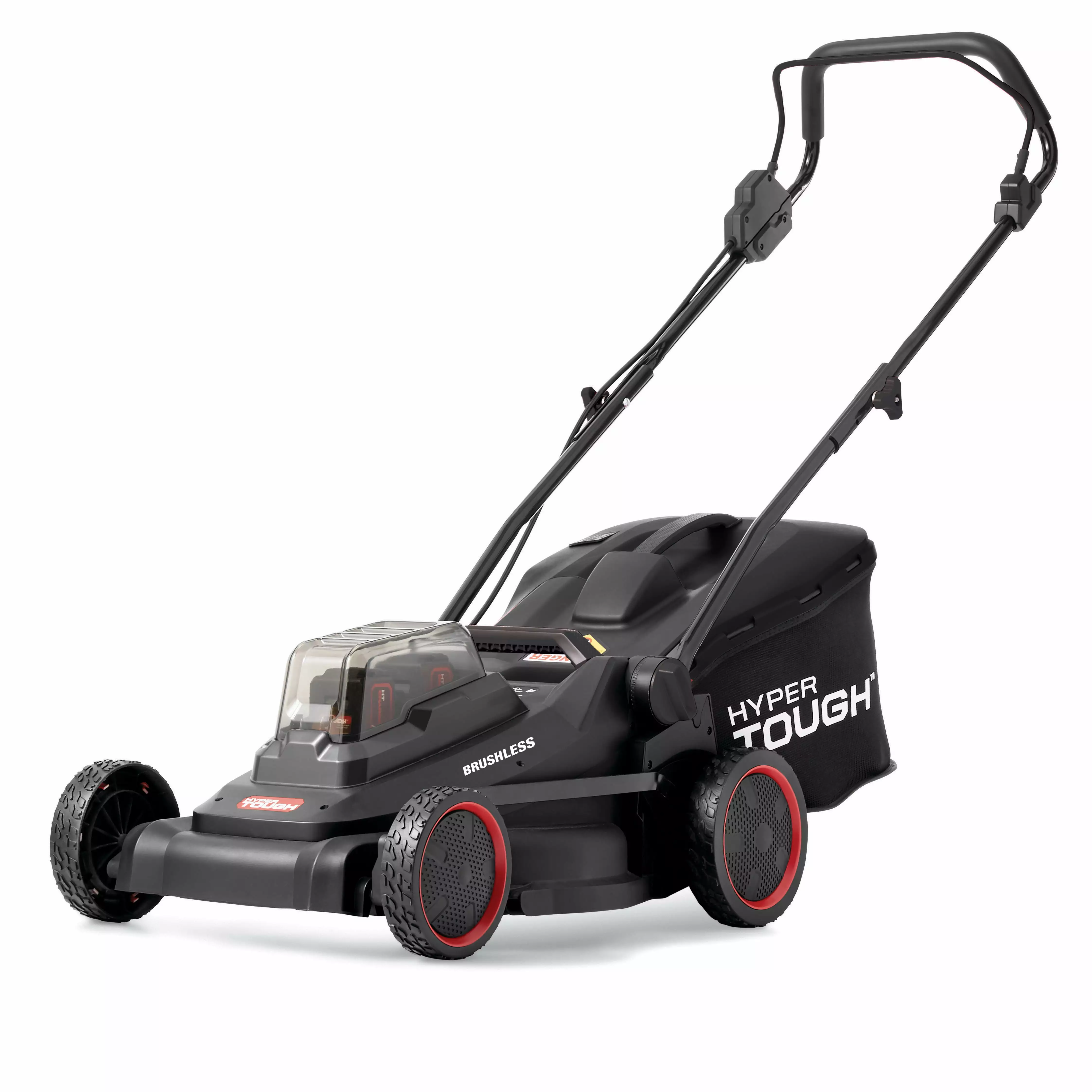 Hyper Tough 40V 18inch Brushless Push Mower Kit With Fast Charger