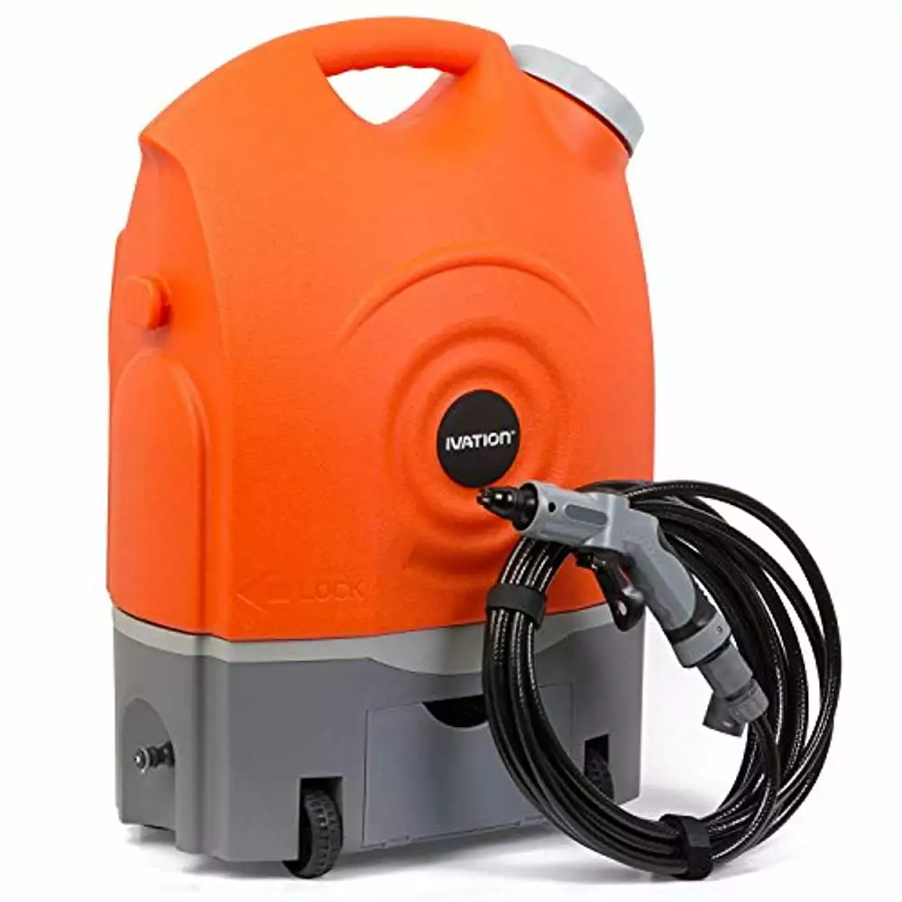 Ivation Multipurpose Travel-friendly Spray Washer w/Water Tank - Runs on Built-In Rechargeable Battery