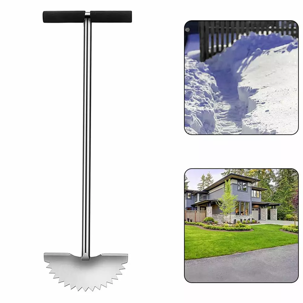 Lawn Half Moon Trimmer For Sidewalk. Landscaping. Garden Lawn Trimming Tool