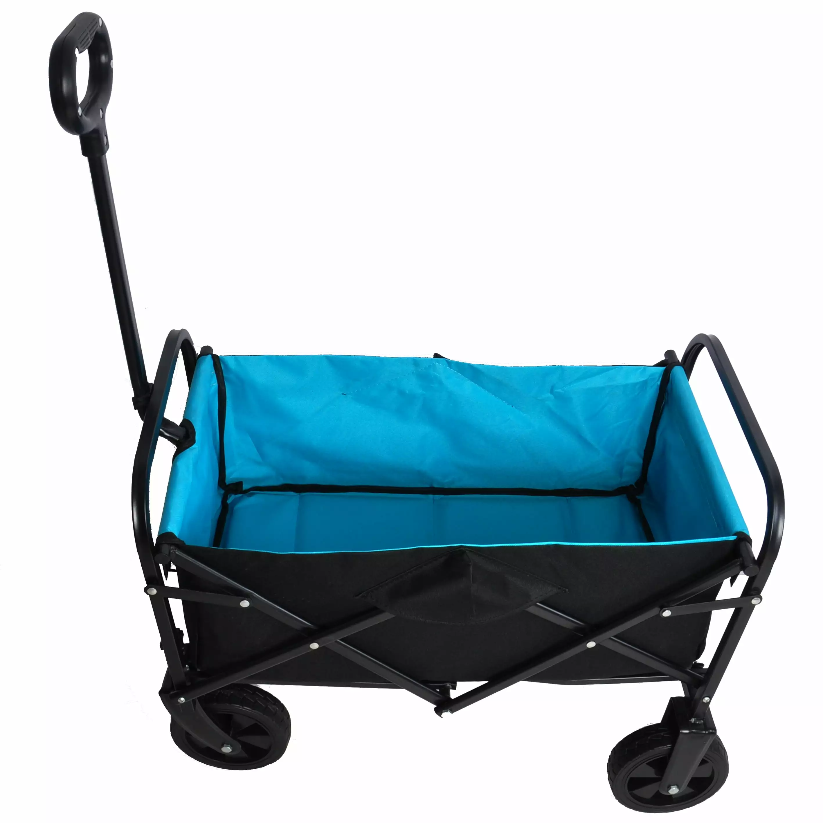Mini Folding Wagon Garden Shopping Beach Cart