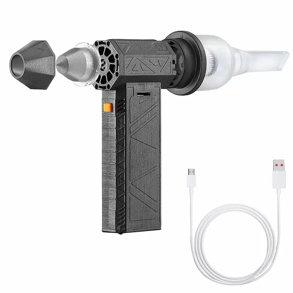OWSOO Dust Fan 52m/s Turbo Fan 130000 RPM Blower Outdoor Camp RPM Re able Re able Blower TYPE-C Travel-friendly Turbo Outdoor Camp Equipment HUIOP Fan TYPE-C Travel-friendly BUZHI Fan Blower Outdoor