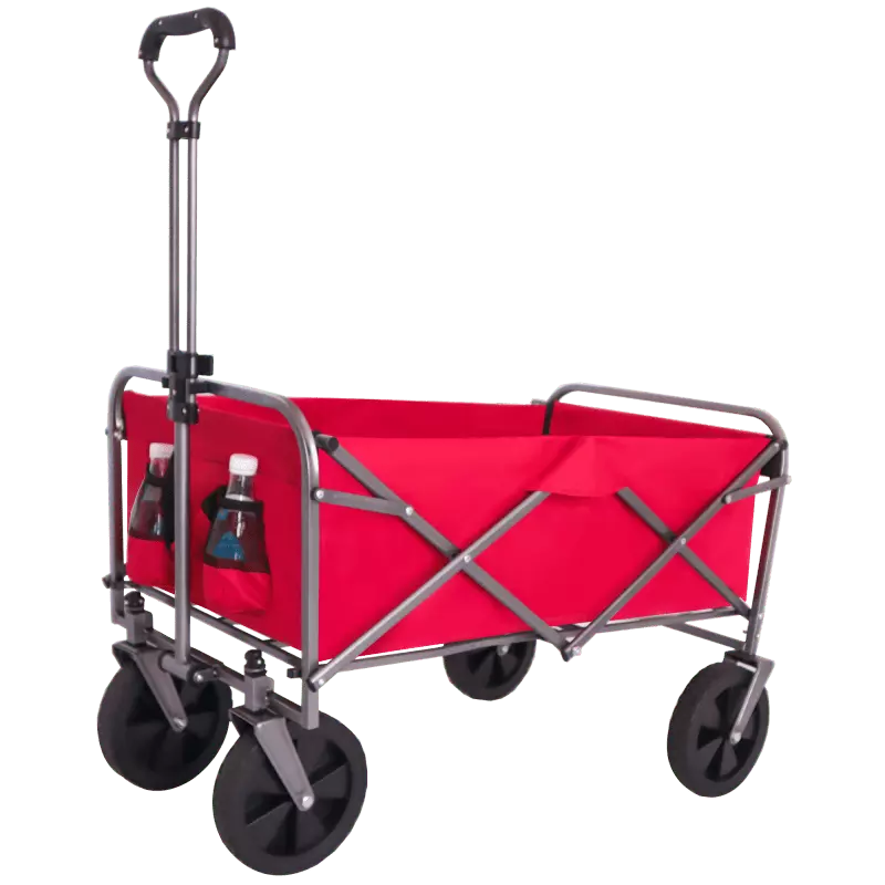 Outdoor Garden Multipurpose Micro Collapsible Beach Trolley Cart Camping Folding Wagon
