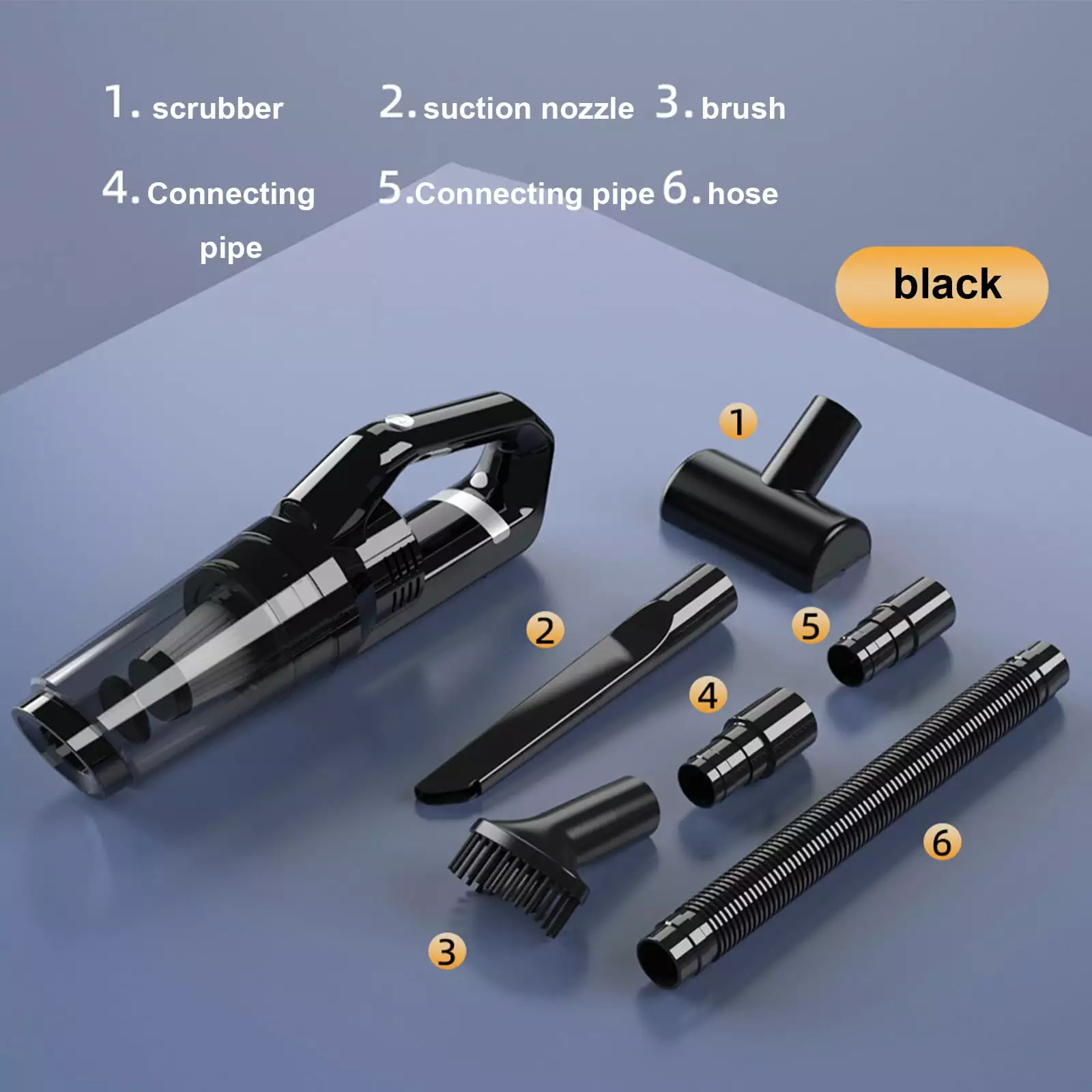 PRETXORVE Wireless Small Car Blower With Lights Car Home High Power