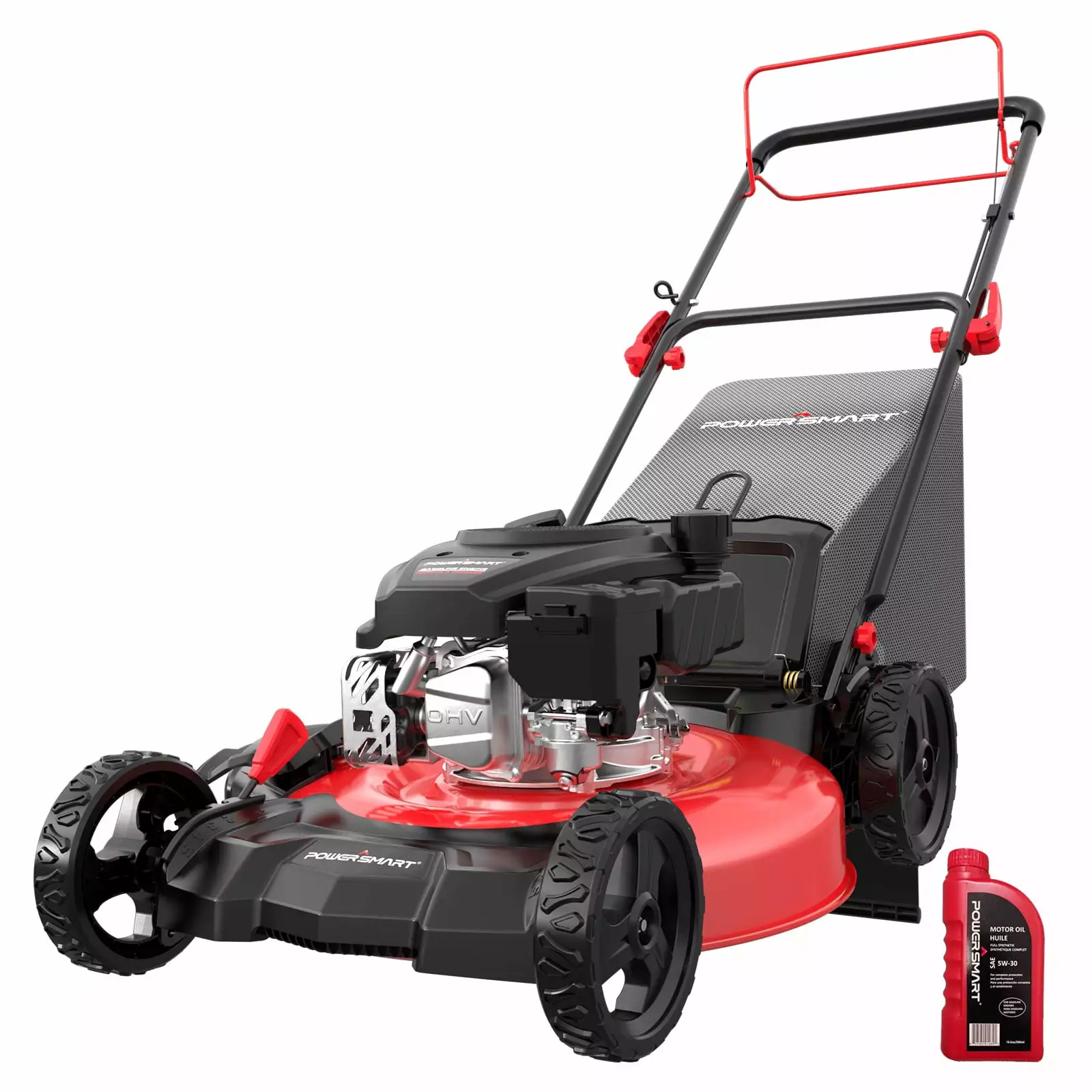 Power Smart 21 inch 3 in 1 Gas Self Propelled Powered Lawn Mower with 170CC Engine 3aba6003 8480 4e9f 9cf7 1b5bd68be6ba.62a0324ae0f3d711780af5fb720203fe Outdoor Power Equipment & Garden Tools