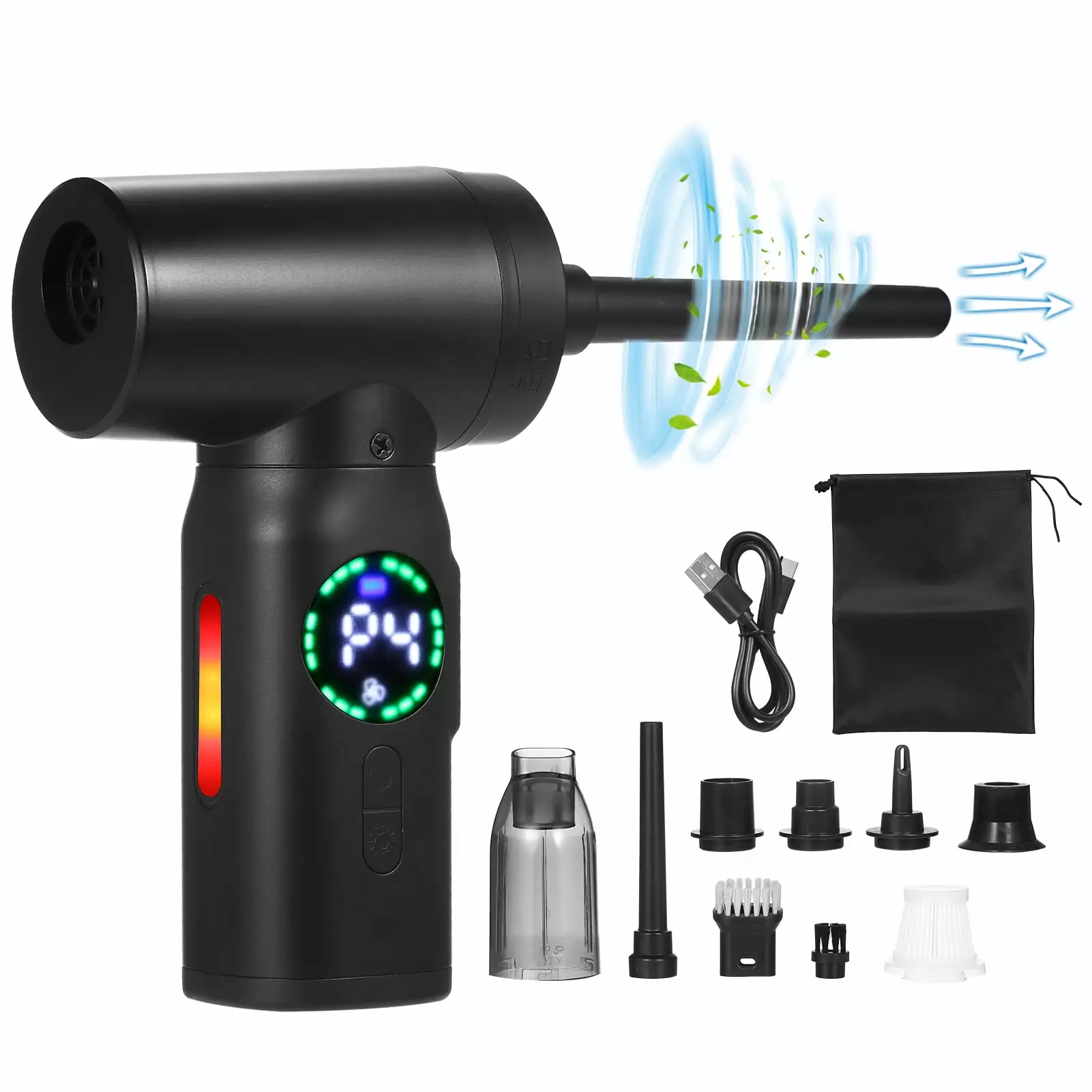 Pristin Dust Can Computer Car Screen Motor 120W Air Cleaner Air Motor 120W 110000RPM 120W 110000RPM 7500mAh Air Air Can Supplies 7500mAh Cleaner Can Vifaleno Blower ERYUE Screen LAOSHE QISUO