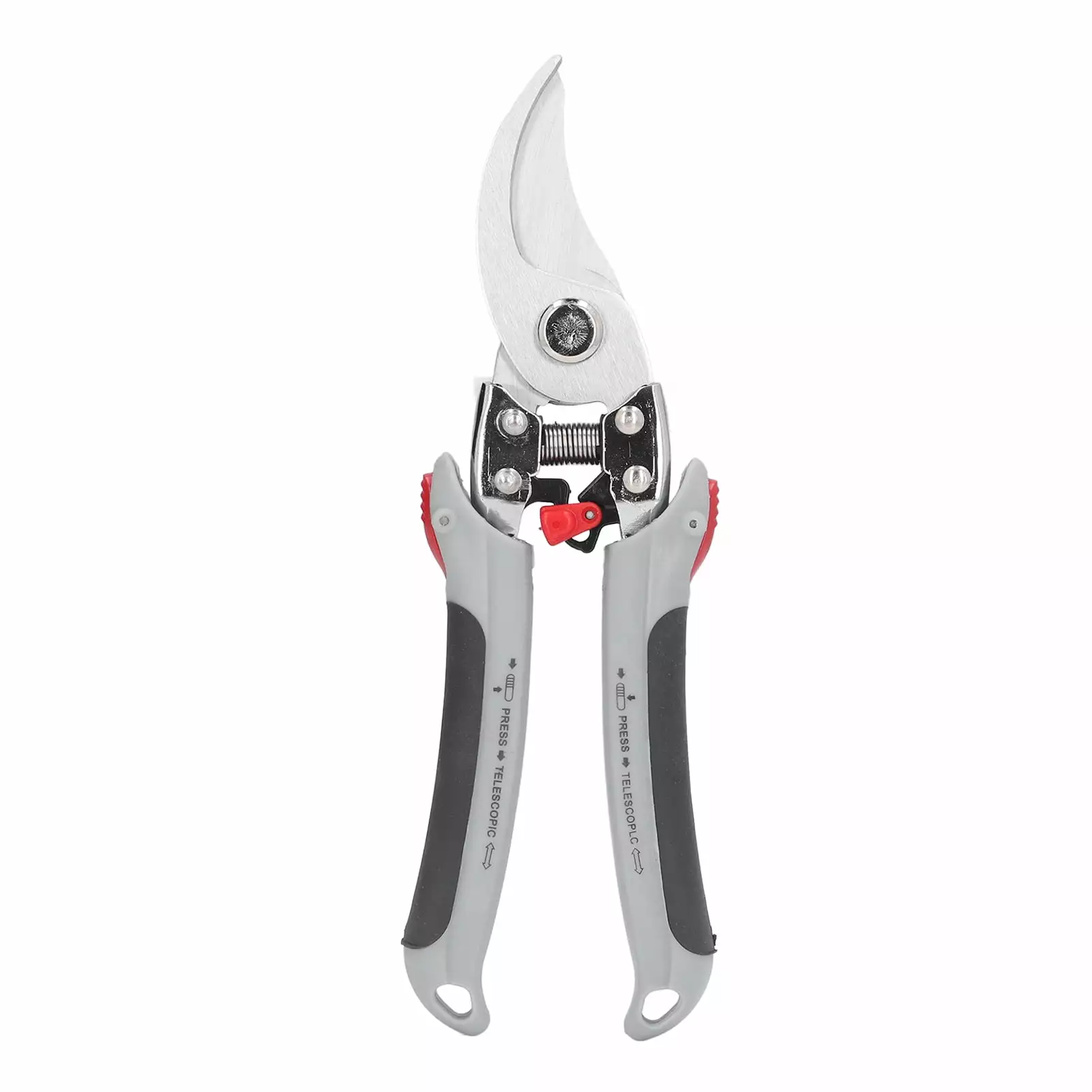 Pruning Shears Manganese Steel Gardening Shears with Stretchable Rubber Handle Manual Plant Shears for Maintaining Plant