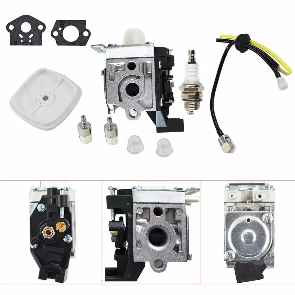RB-K93 Carburetor for Echo GT225 GT225i GT225L PAS225 PE225 PPF225 SHC225 SRM225 SRM225U Trimmer with Repower Care Kit Spark Plug