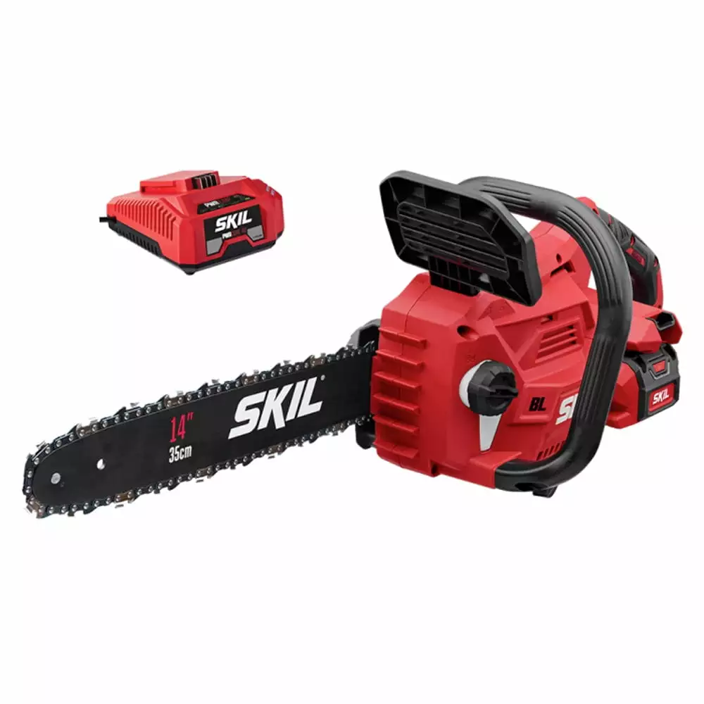 SKIL CS4555-10 PWR CORE 40 Brushless 40V 14 Chainsaw Kit w/2.5Ah Battery & Charger