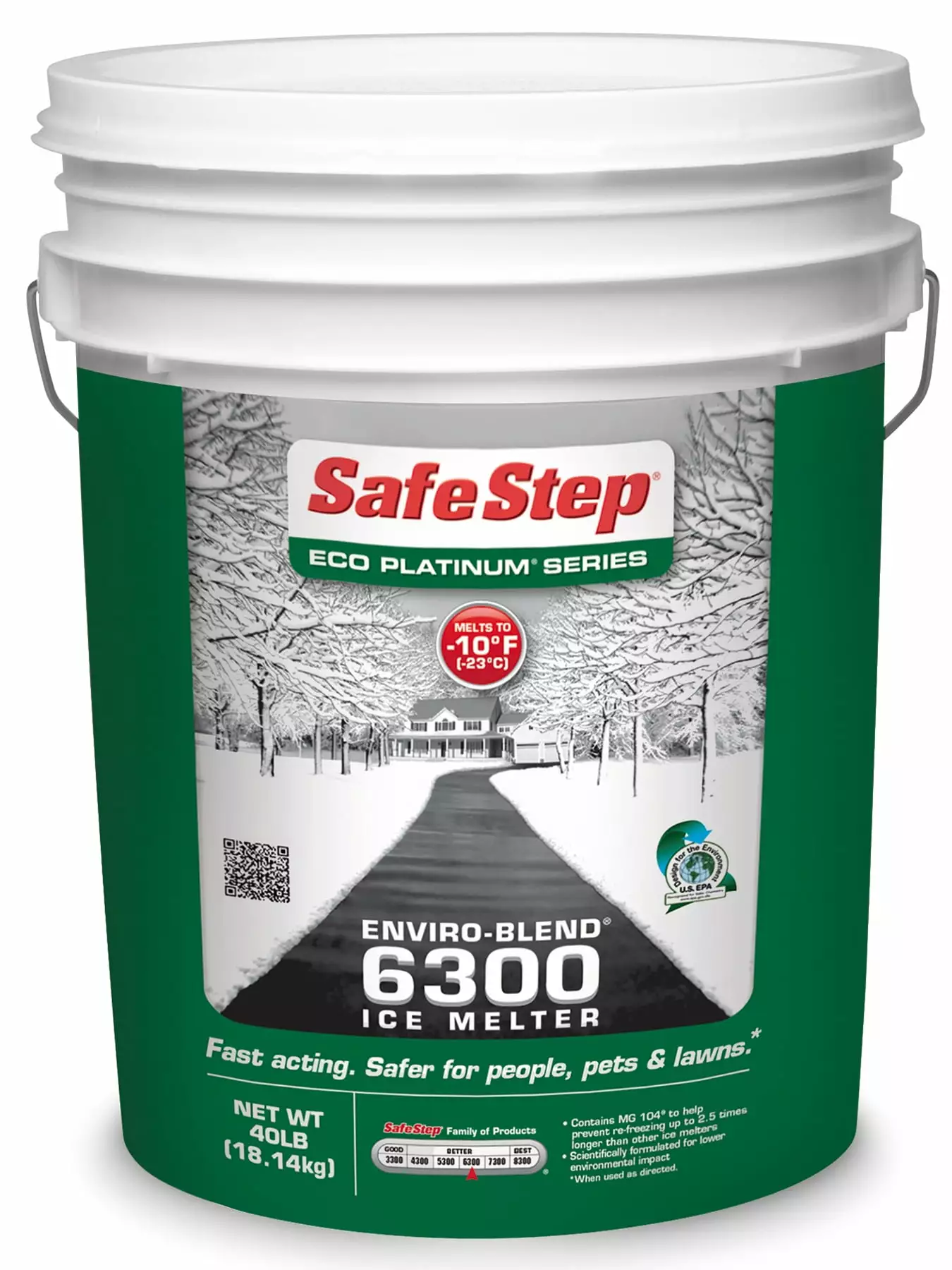 Protect Step 6300 Enviro Blend Ice Melt 40lb 5 Gallon