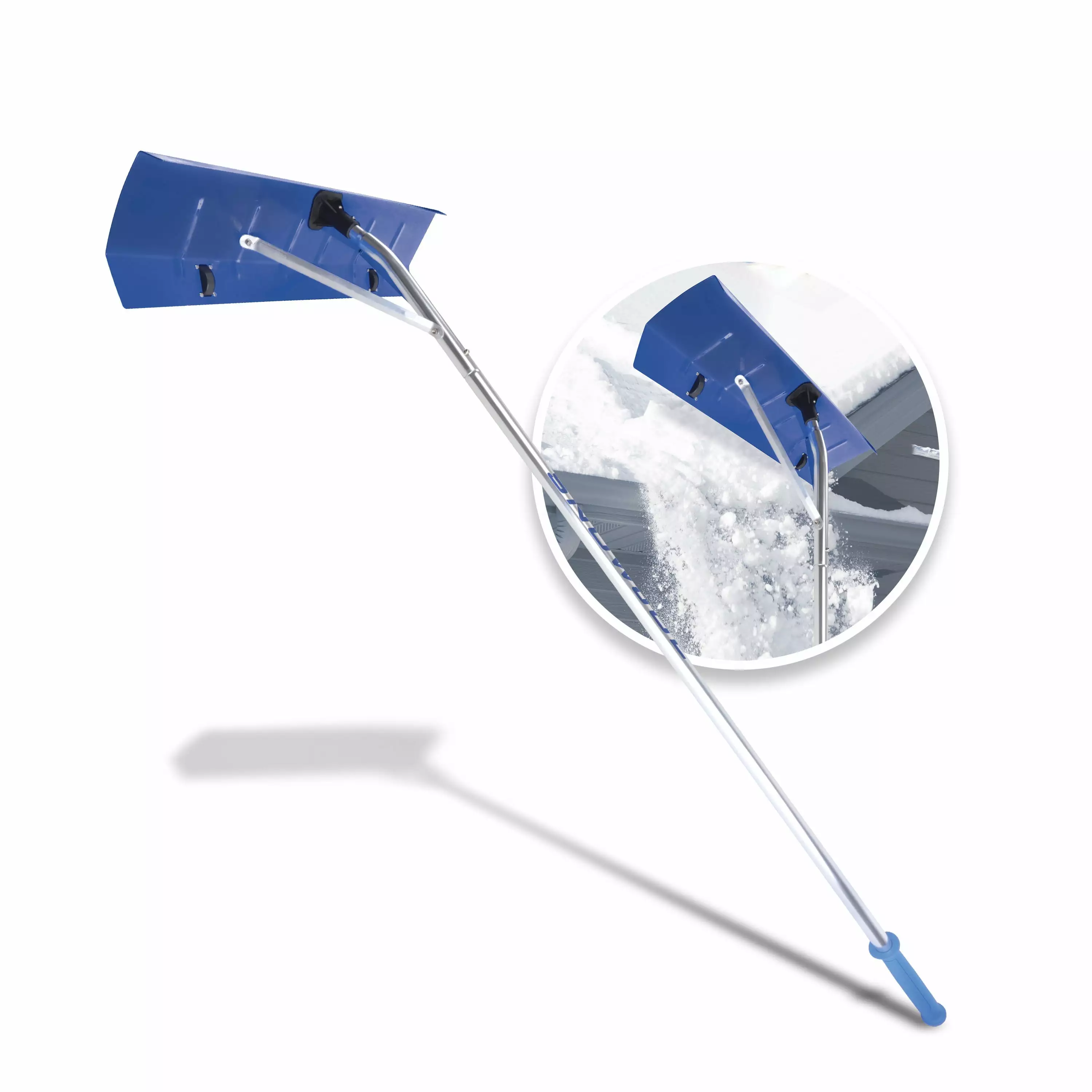 Snow Joe 20-ft Extendable Aluminum Snow Shovel Roof Rake. Scratch-Free. 26 x 7 Head