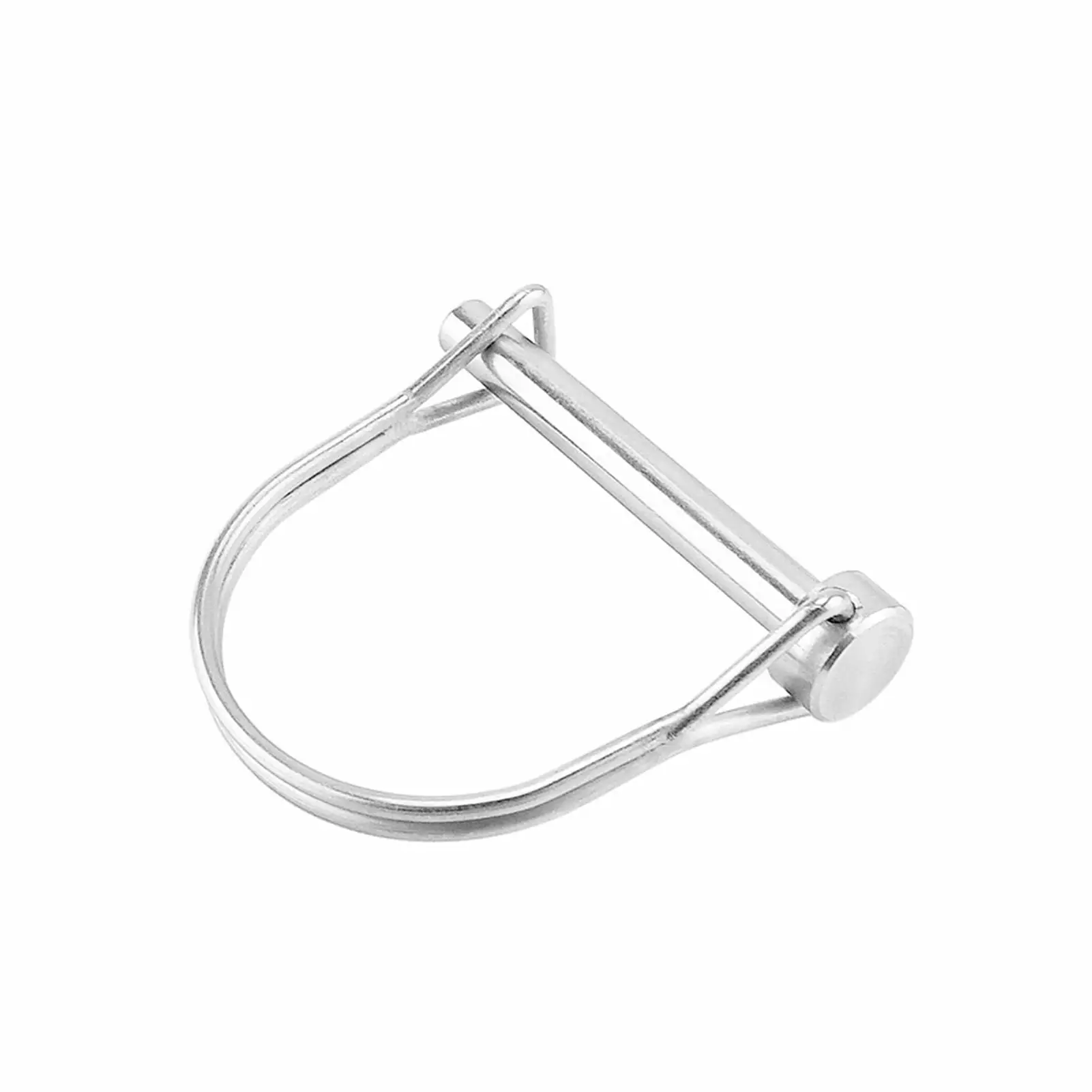 Stainless Steel 316 PTO Pin Round Arch Wire Shaft Locking Lock Pin Protectty Coupler Pin Retainer Farm Trailers Wagons Lawn Garden