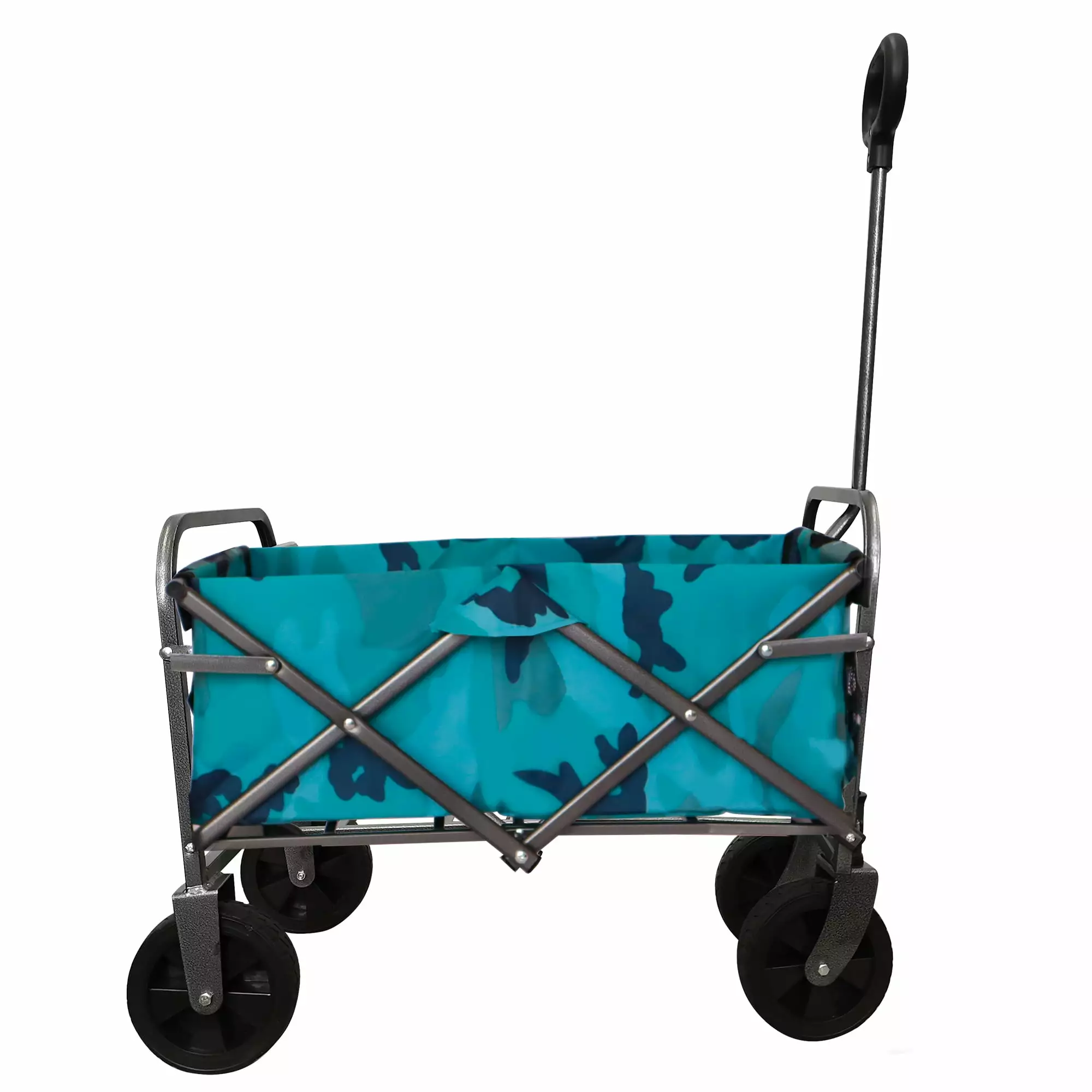 Tookss Outdoor Featherweight Folding Wagon 180 Lbs Load Capacity AllCollapsible Beach Trolley Cart Camping Equipment