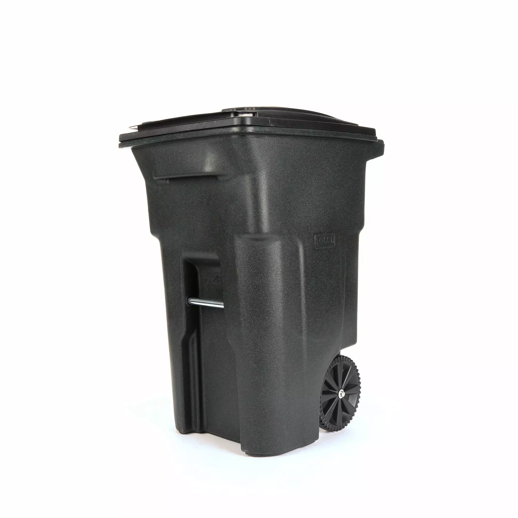 Toter 64 Gal. Trash Can Greenstone with Wheels and Lid