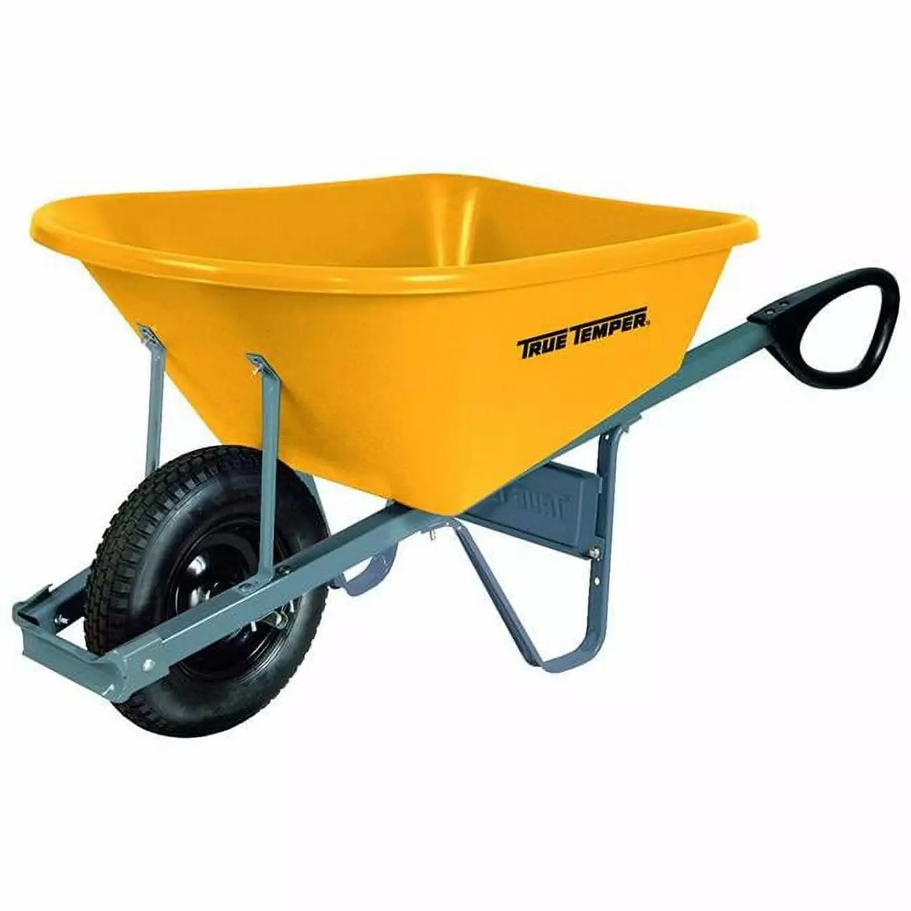 True Temper 6 cu ft. Total Control Poly Wheelbarrow
