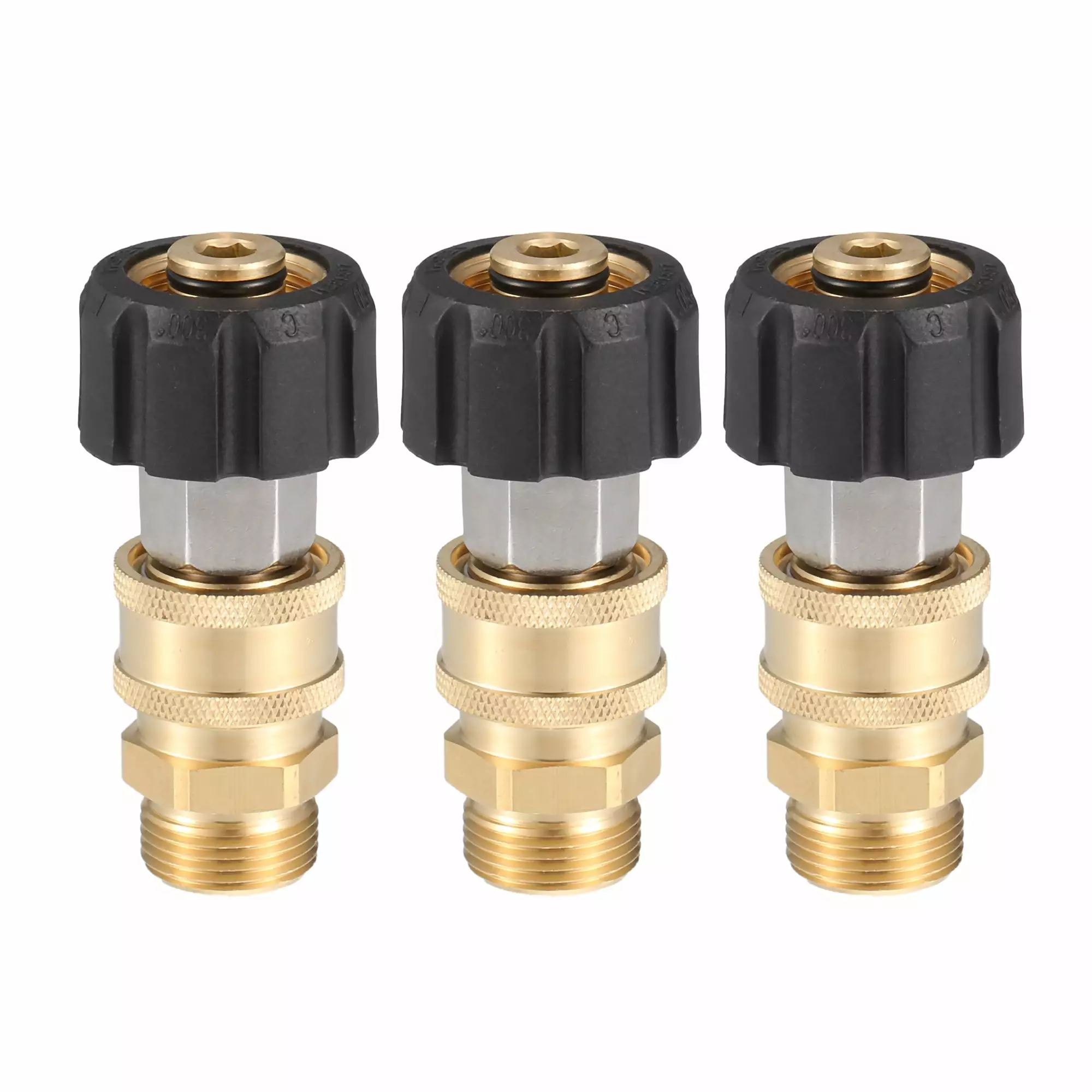 One-of-a-kind Bargains 3 Set Car High Pressure Washer Spray Nozzle Tips Quick Connector 3/8 Core 0.55 Pressure Washer Tips