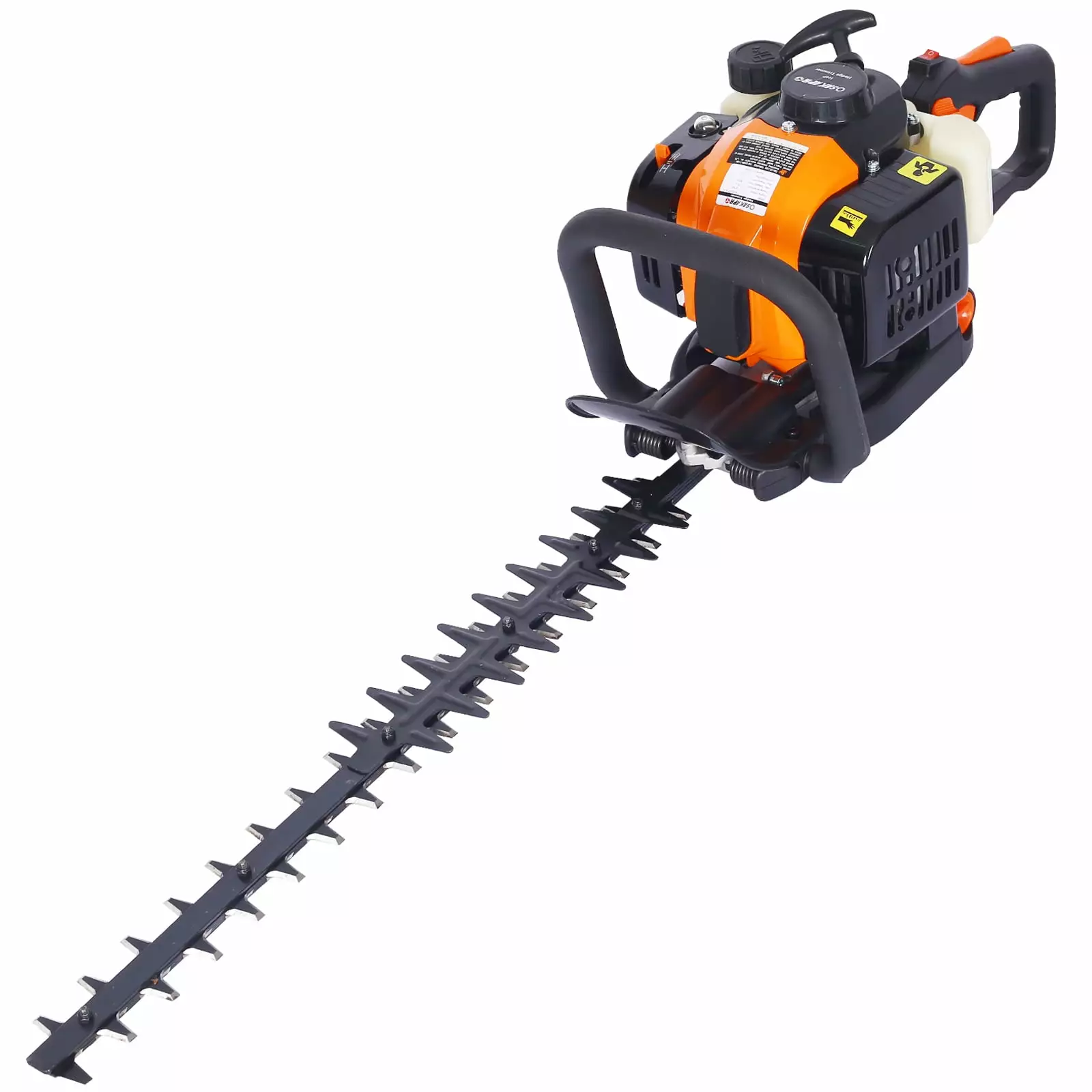 Yone jx je 26cc 2 Cycle Gas Powered Hedge Trimmer . Double Sided Blade 24.Recoil Gasoline Trim Blade.Handheld Hedge Cutter. Grass Shrub Trimmer. Featherweight & Space-saving Trimmer.Orange