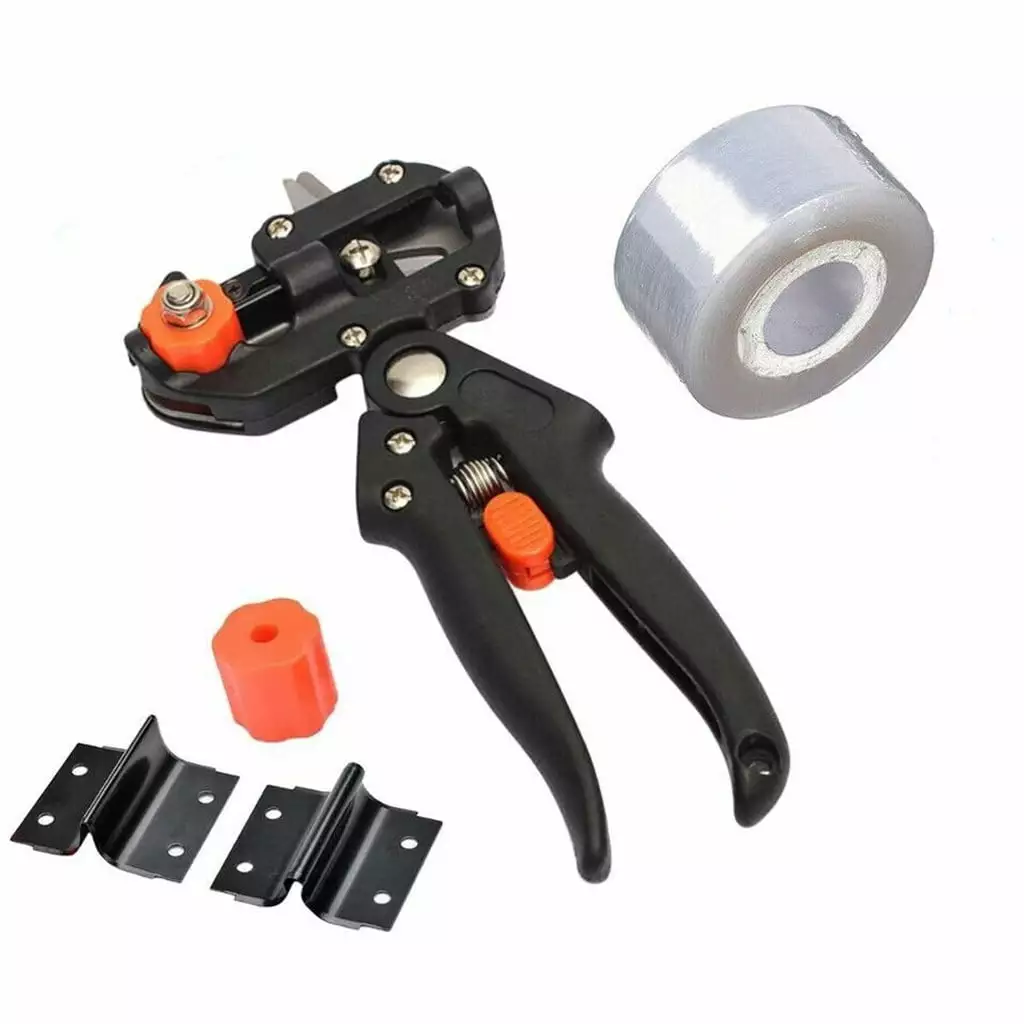 piaybook Gardening Tools Garden Nursery Grafting Scissor Cutting Fruit Tools Sets Tree Pruning Shears Patio & Garden .Black