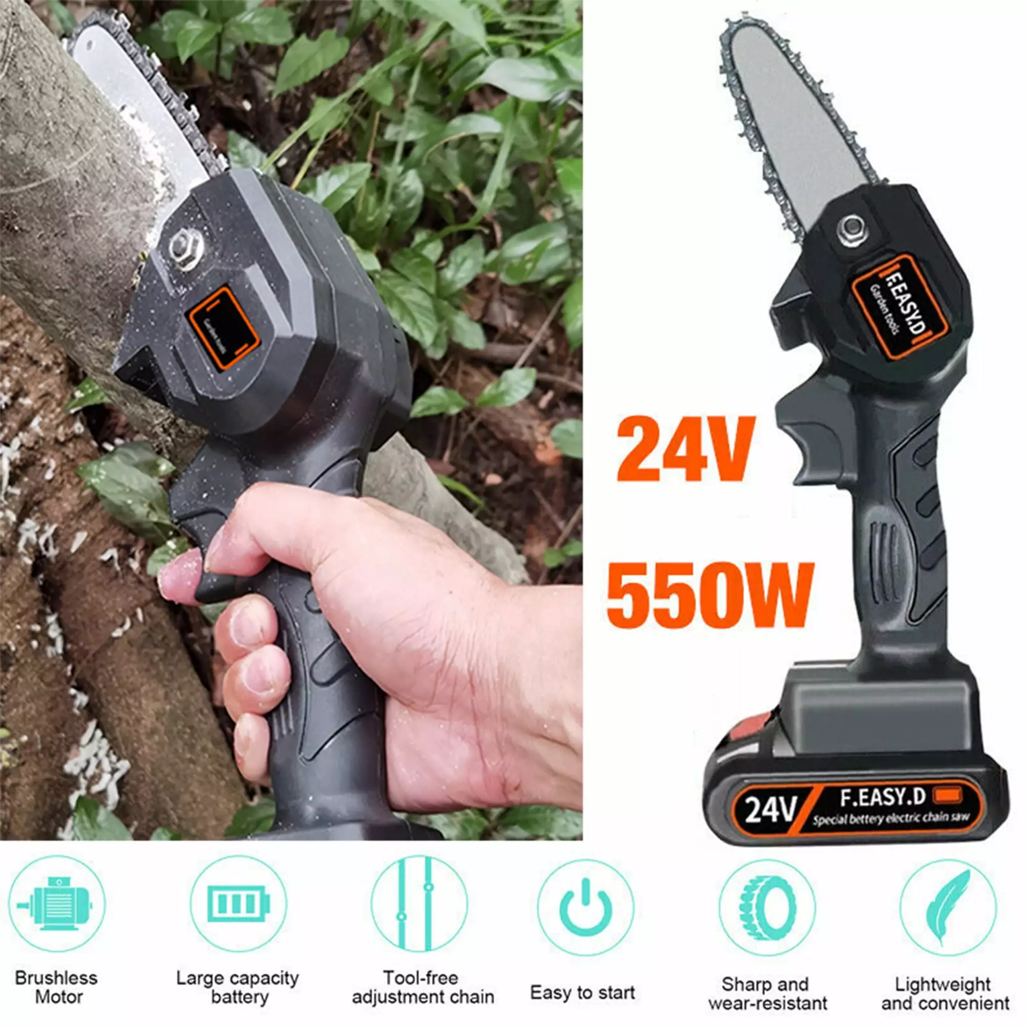Pruning Saw for Tree Branch Wood Cutting Chain Saw Yard Tools